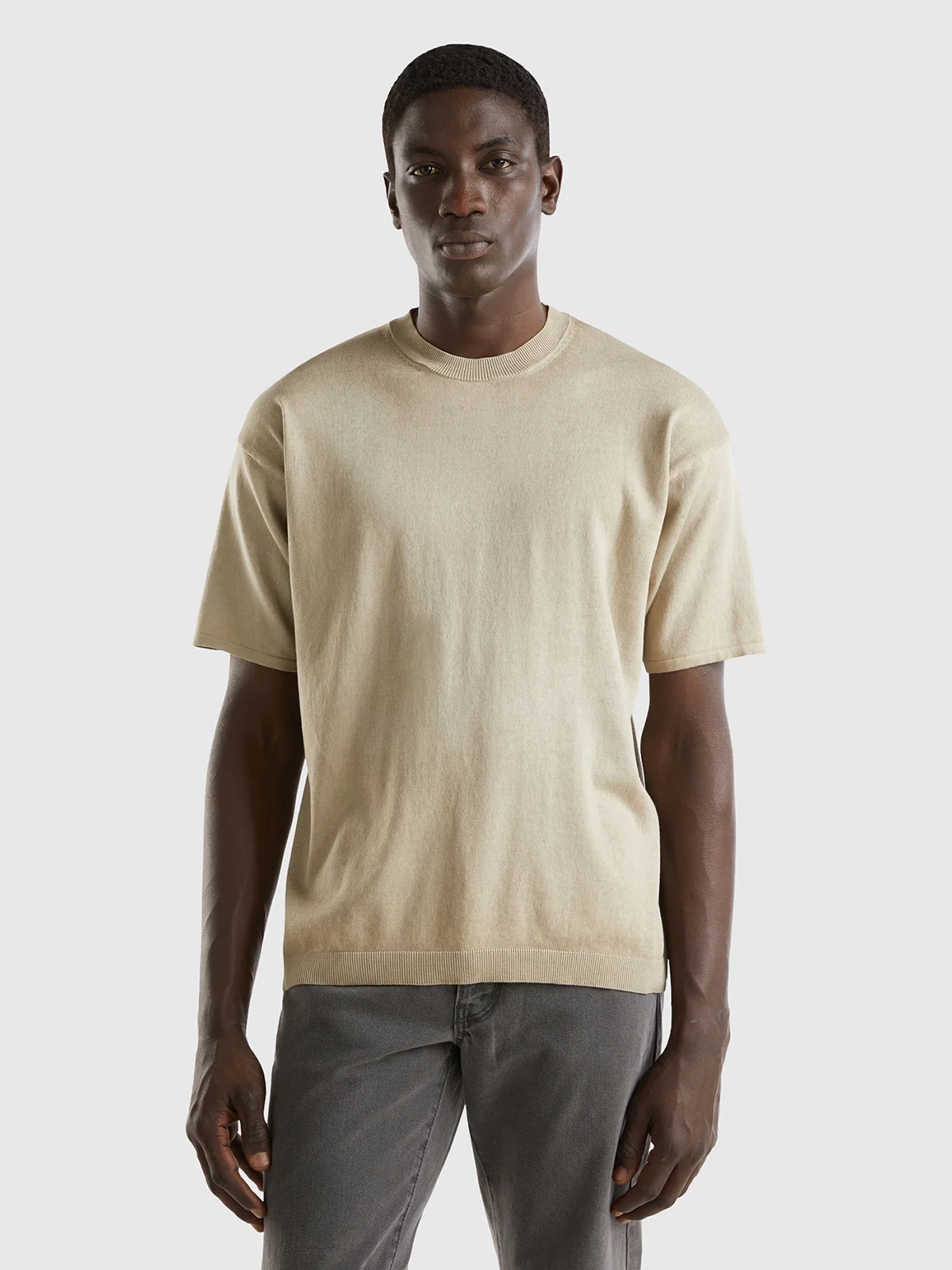 UNITED COLORS OF BENETTON Áo Len Ngắn Tay Nam