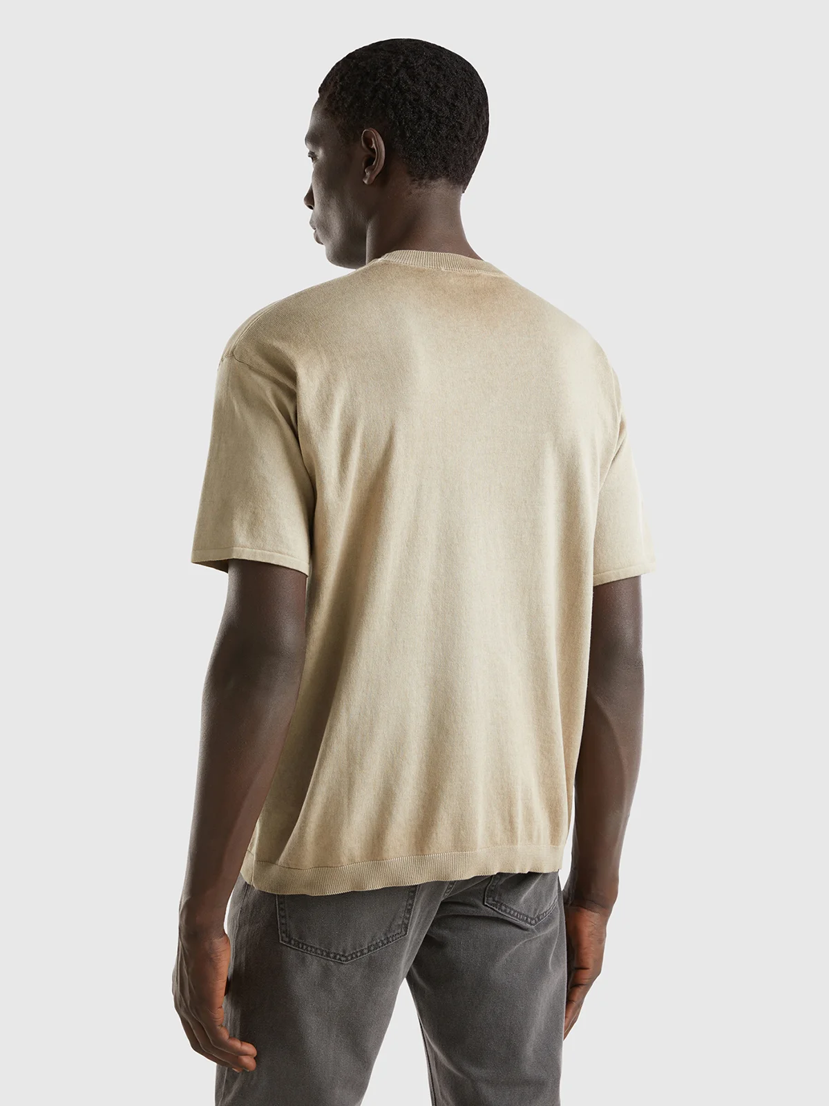 UNITED COLORS OF BENETTON Áo Len Ngắn Tay Nam