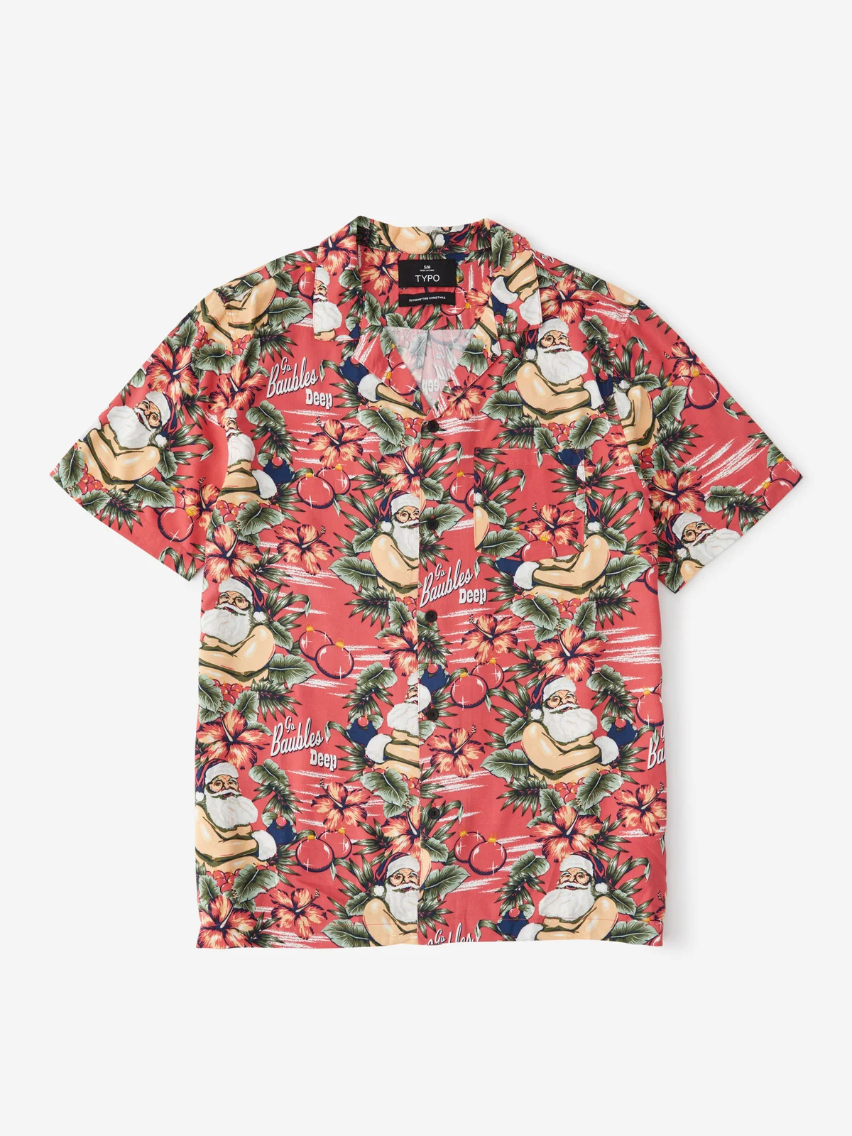 TYPO Áo Sơ Mi Ngắn Tay - Christmas Party Shirt