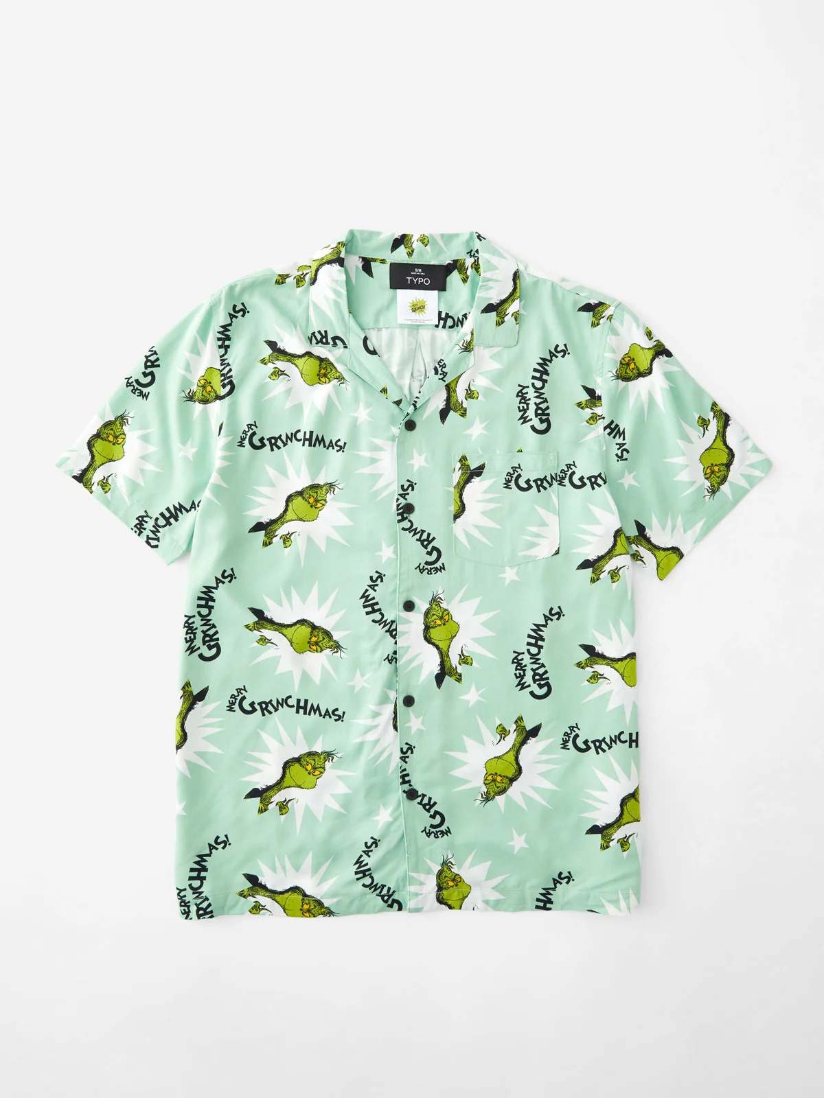 TYPO Áo Sơ Mi Ngắn Tay - Christmas Party Shirt