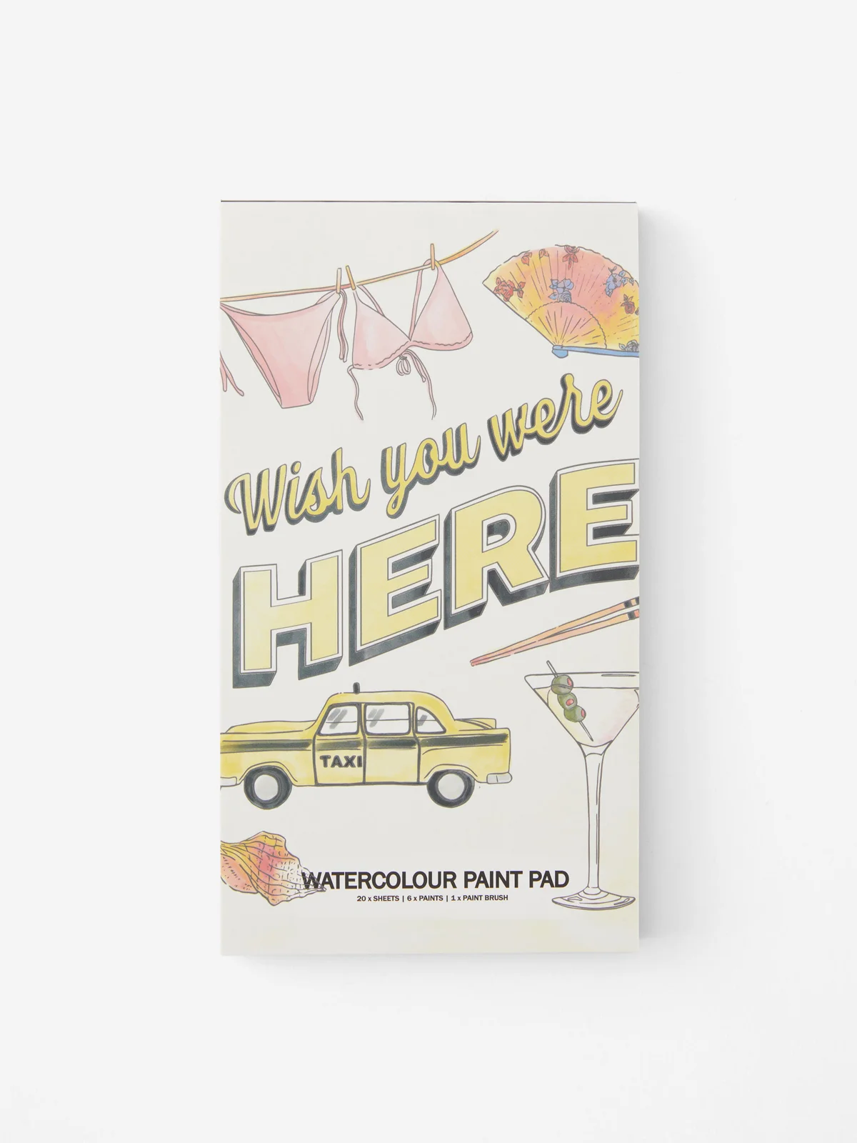 TYPO Bộ Màu Vẽ Kèm Sổ - Mini Watercolour Paint Pad