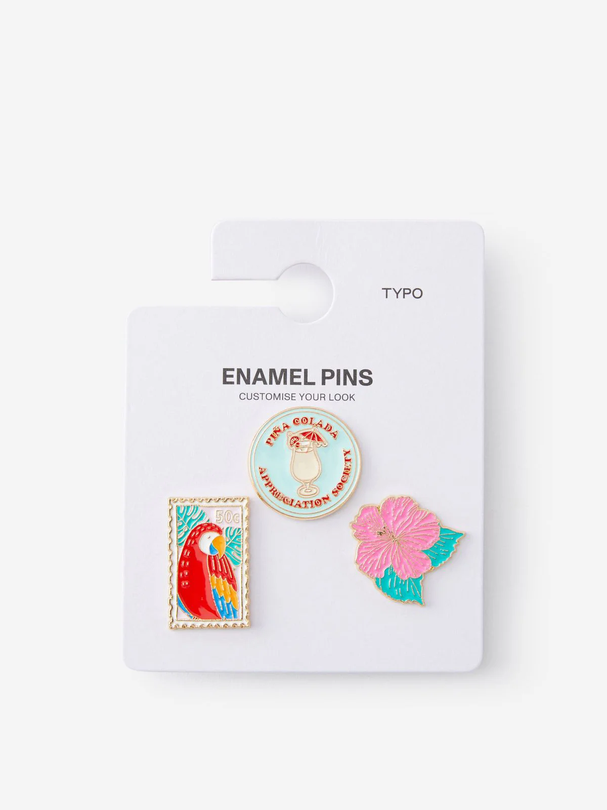 TYPO Huy Hiệu Cài Áo - Enamel Pins 3Pack