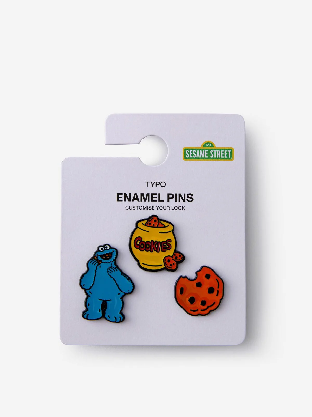 TYPO Huy Hiệu Cài Áo - Collab Enamel Pins 3Pack