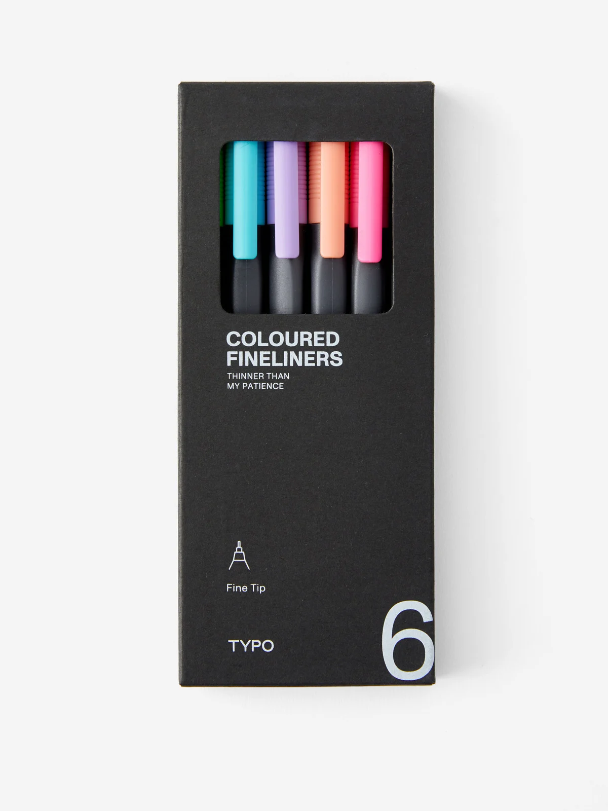 TYPO Bộ Bút Lông 6 Cây - So Fine Fineliners 6Pk