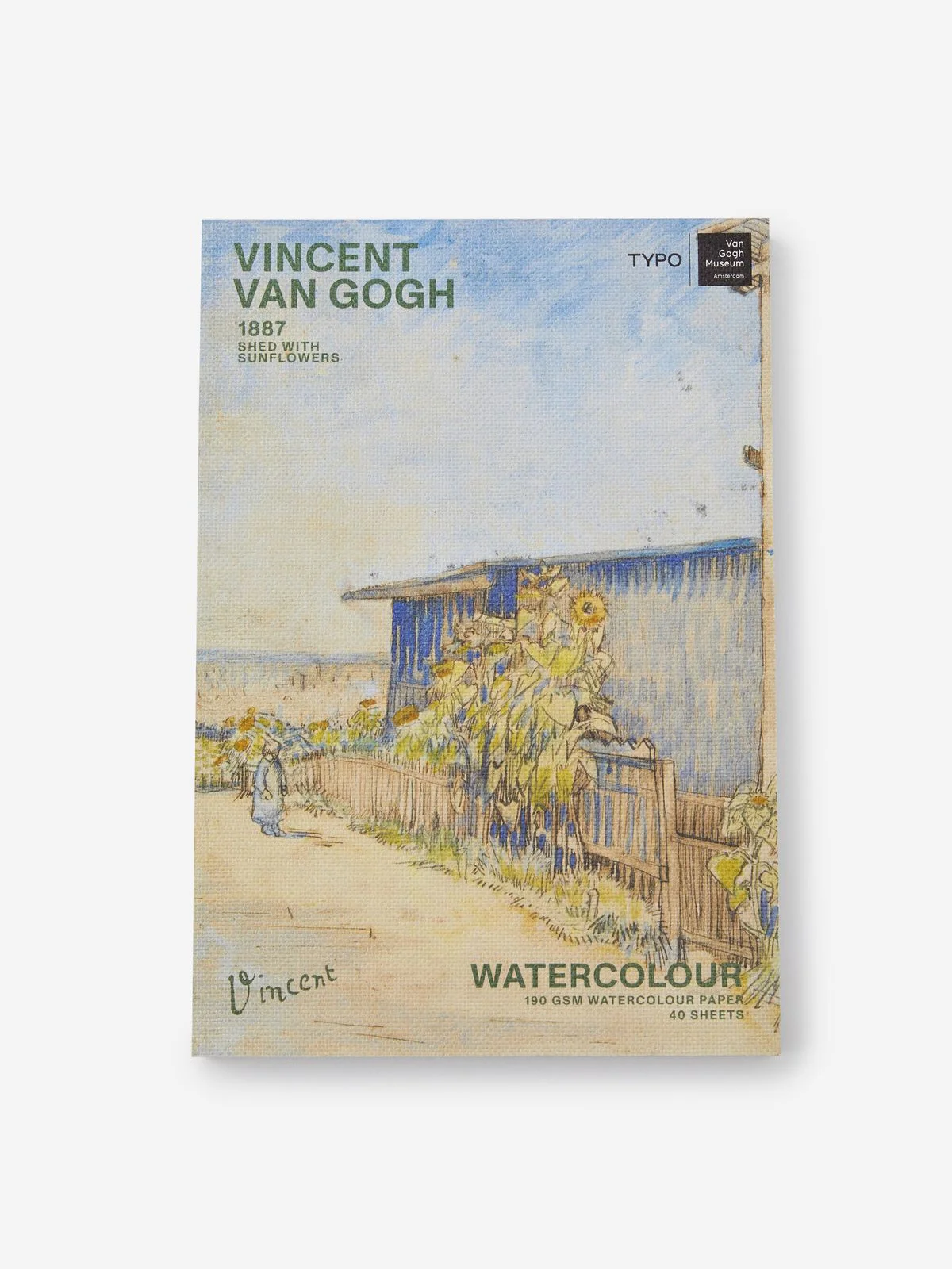 TYPO Sổ Vẽ A5 - Premium A5 Stitch Bound Watercolour