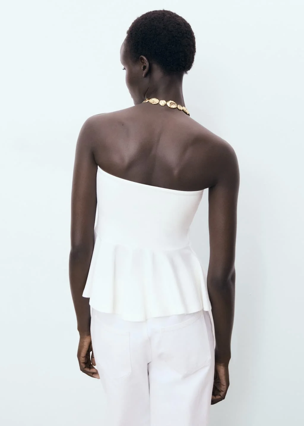 MANGO Áo Kiểu Peplum