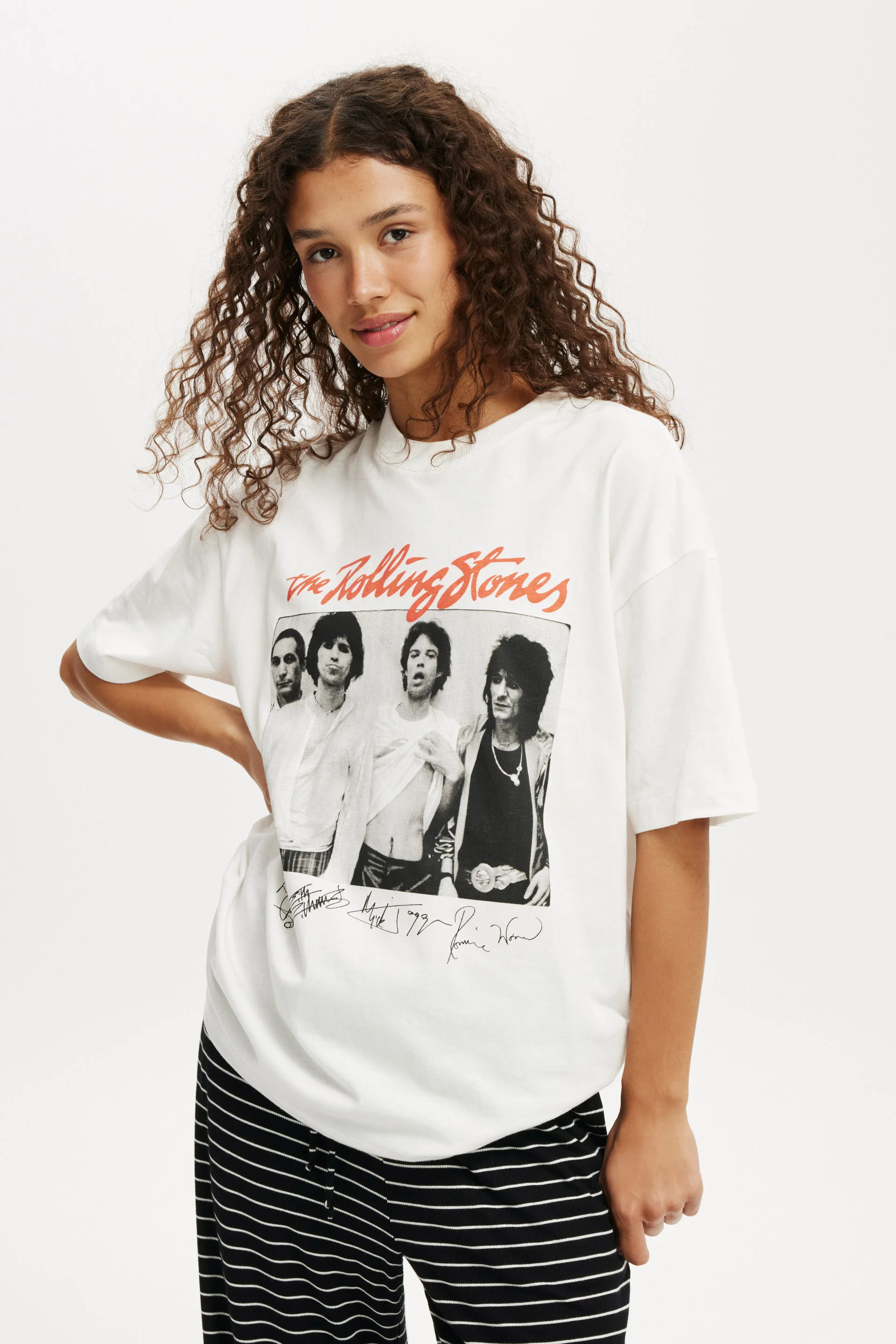 COTTON:ON Áo Thun Có Họa Tiết Nữ-The Lcn Music Boxy Graphic Tee