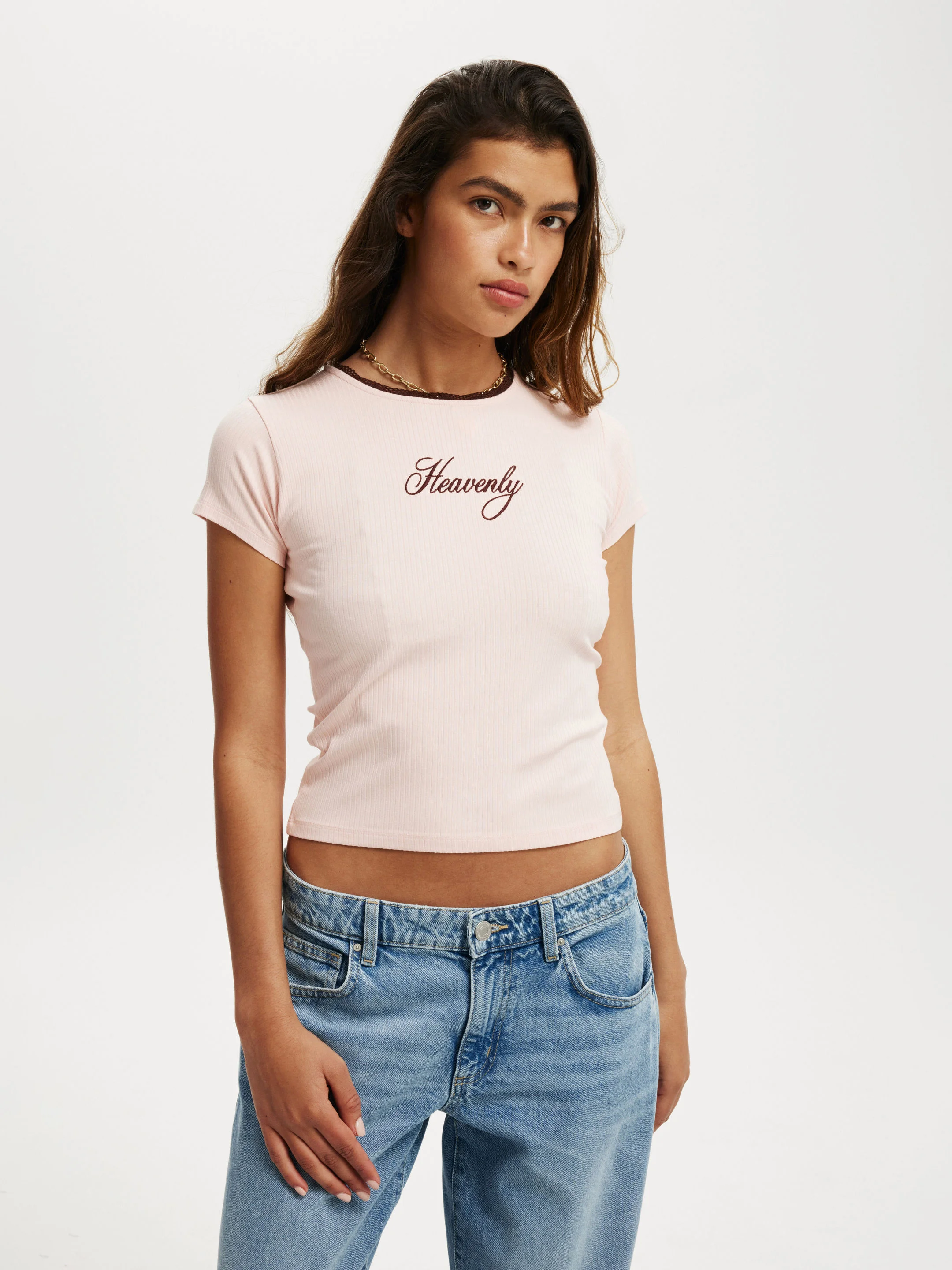 COTTON:ON Áo Thun Có Họa Tiết Nữ-Urban Graphic Baby Tee