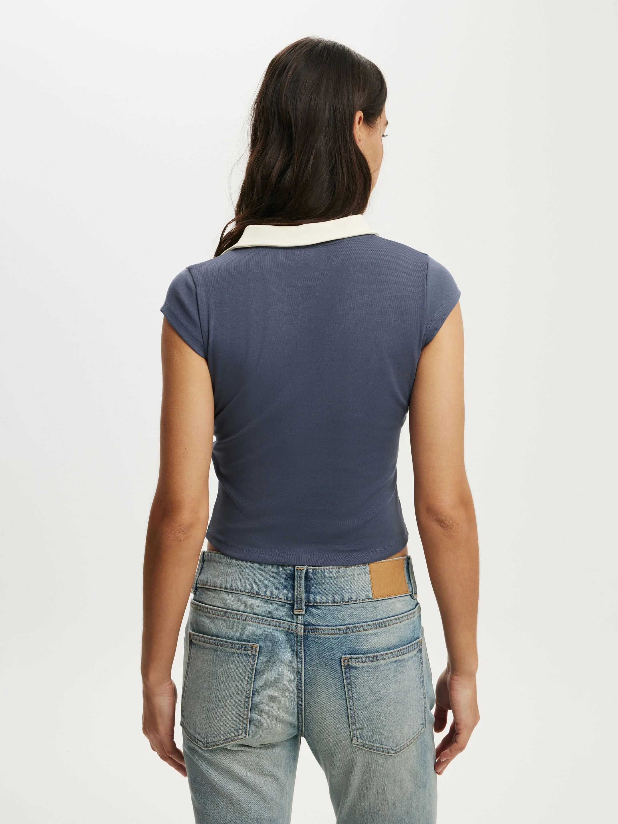 COTTON:ON Áo Thun Polo Nữ-Alice Deep V Polo