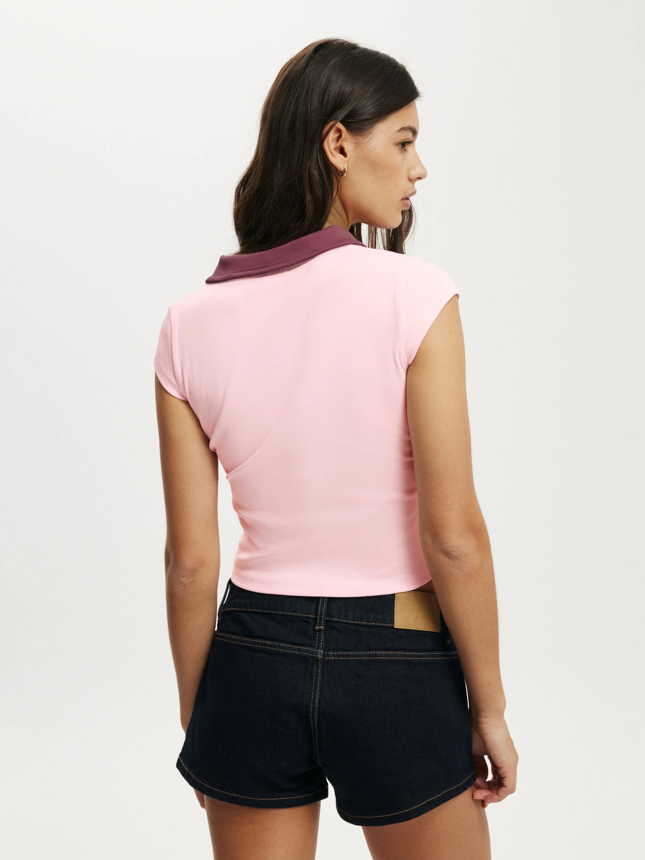 COTTON:ON Áo Thun Polo Nữ-Alice Deep V Polo
