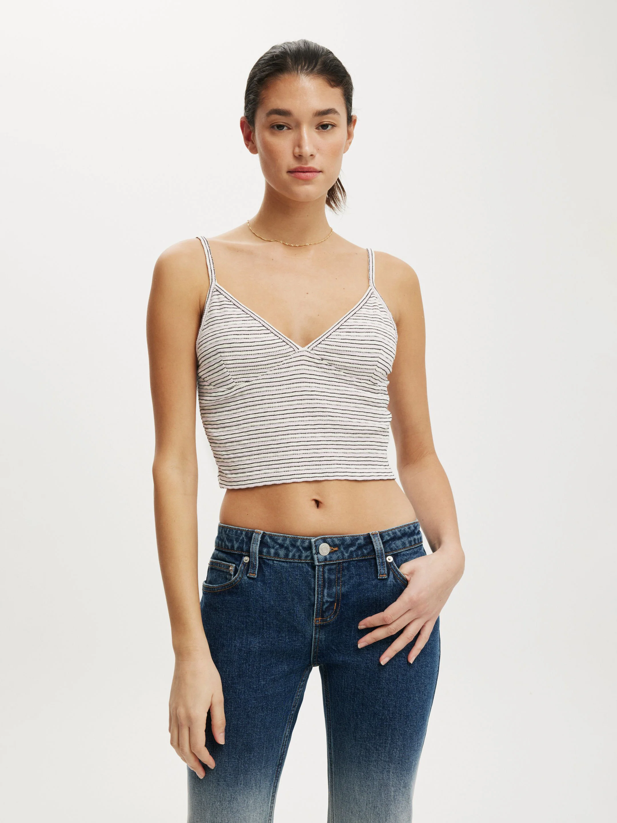COTTON:ON Áo Kiểu Hai Dây Nữ-Hailey V Neck Cami