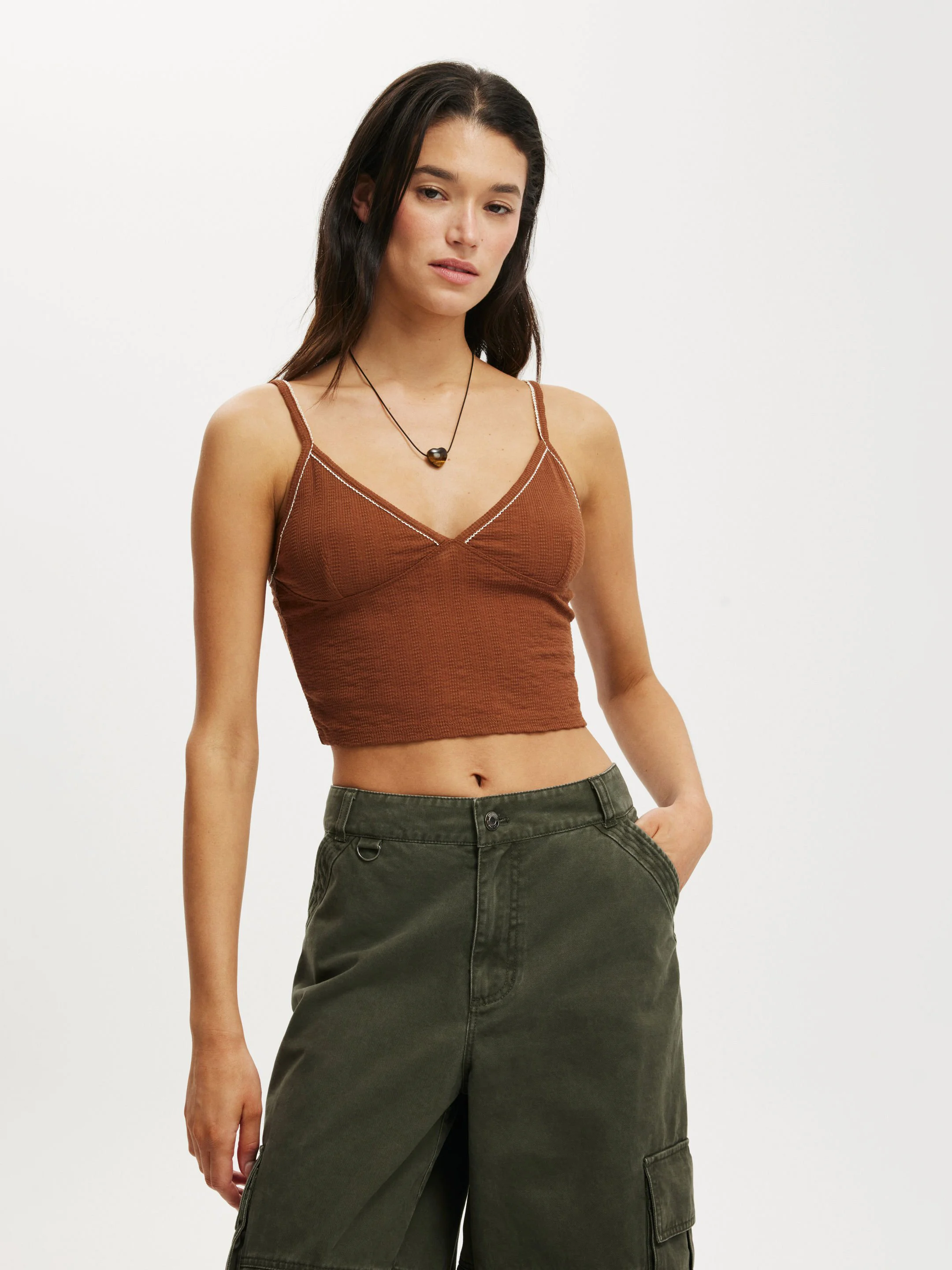 COTTON:ON Áo Kiểu Hai Dây Nữ-Hailey V Neck Cami