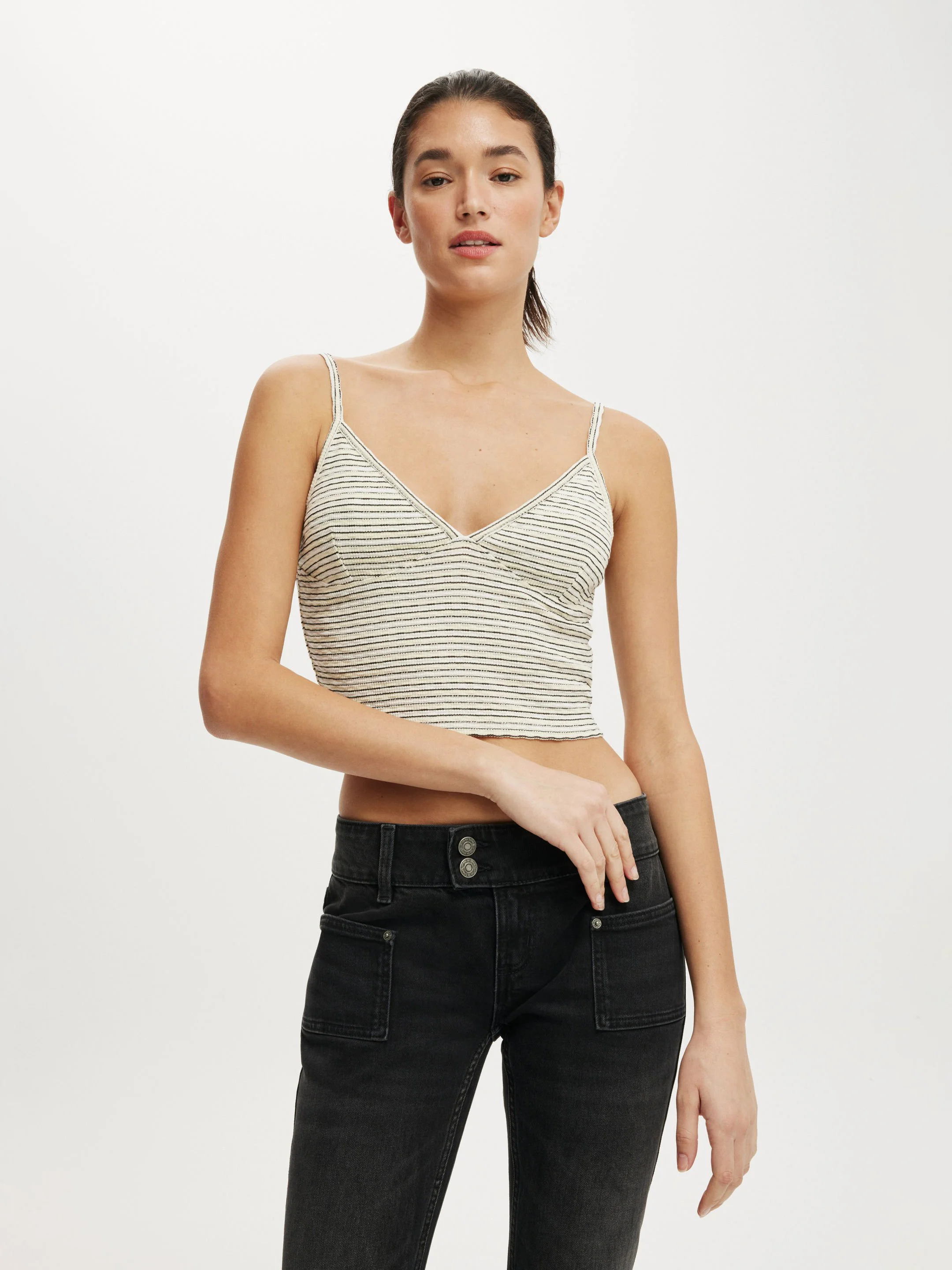 COTTON:ON Áo Kiểu Hai Dây Nữ-Hailey V Neck Cami