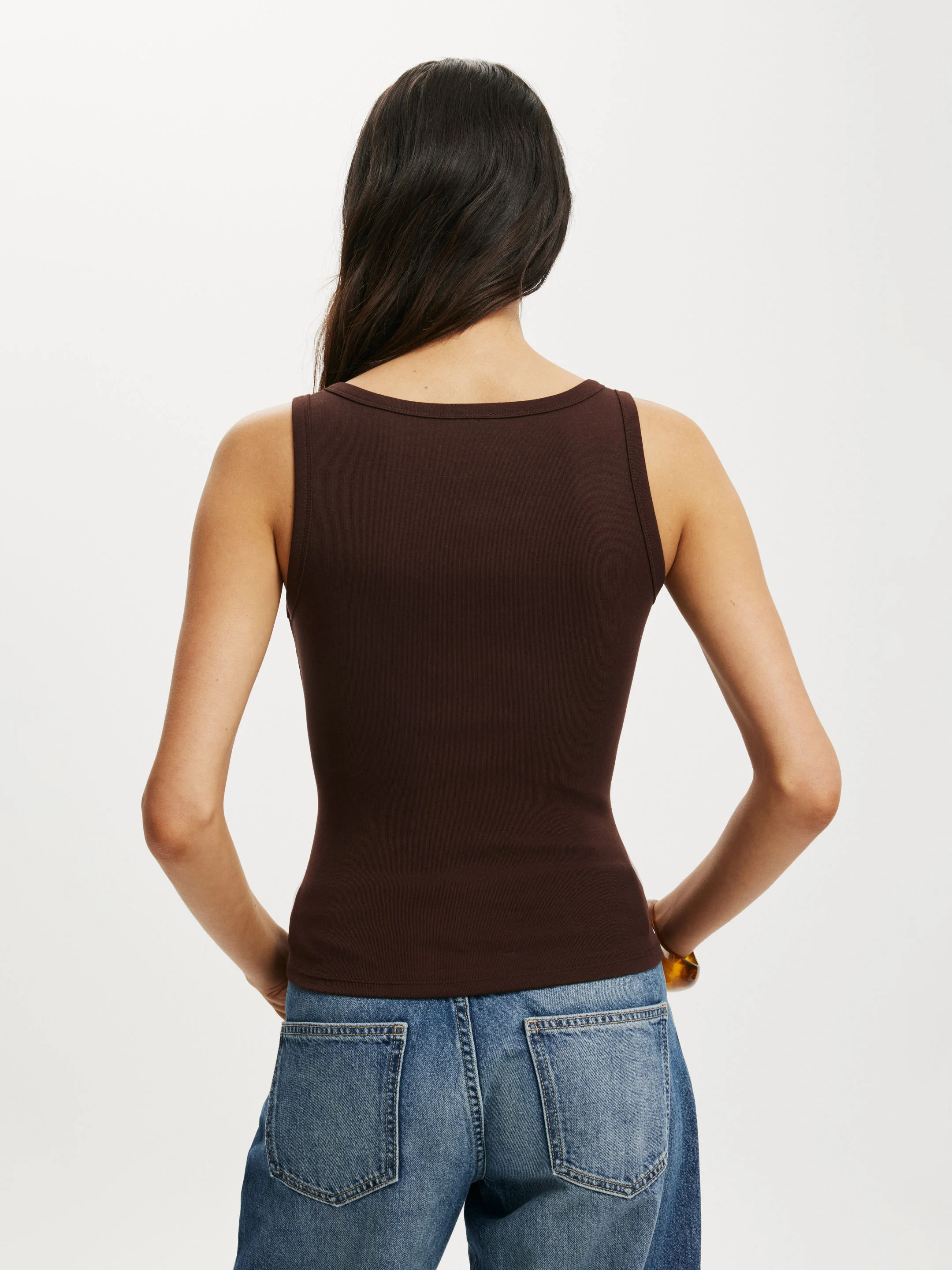 COTTON:ON Áo Thun Kiểu Cộc Tay Nữ-Lily Button Through Tank