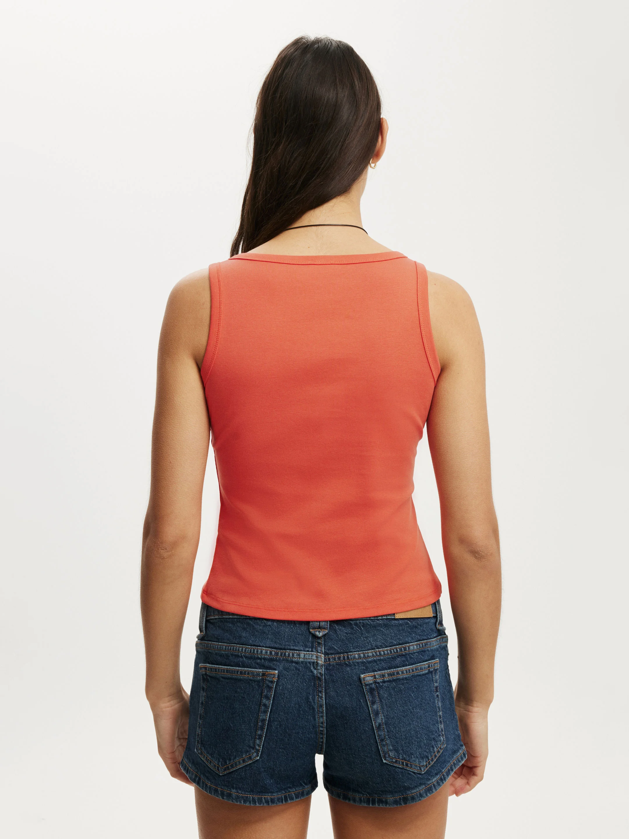 COTTON:ON Áo Thun Kiểu Cộc Tay Nữ-Lily Button Through Tank