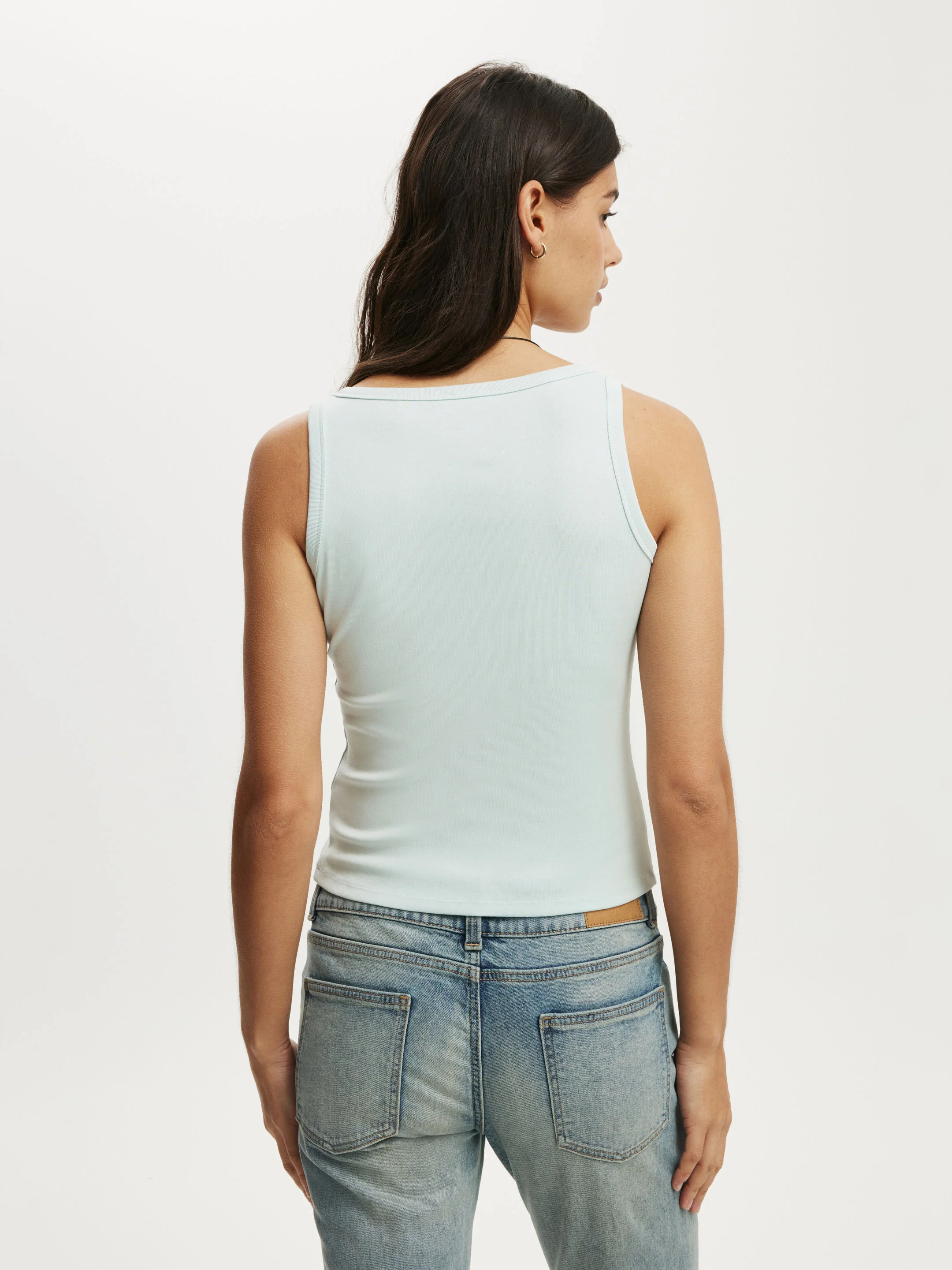 COTTON:ON Áo Thun Kiểu Cộc Tay Nữ-Lily Button Through Tank