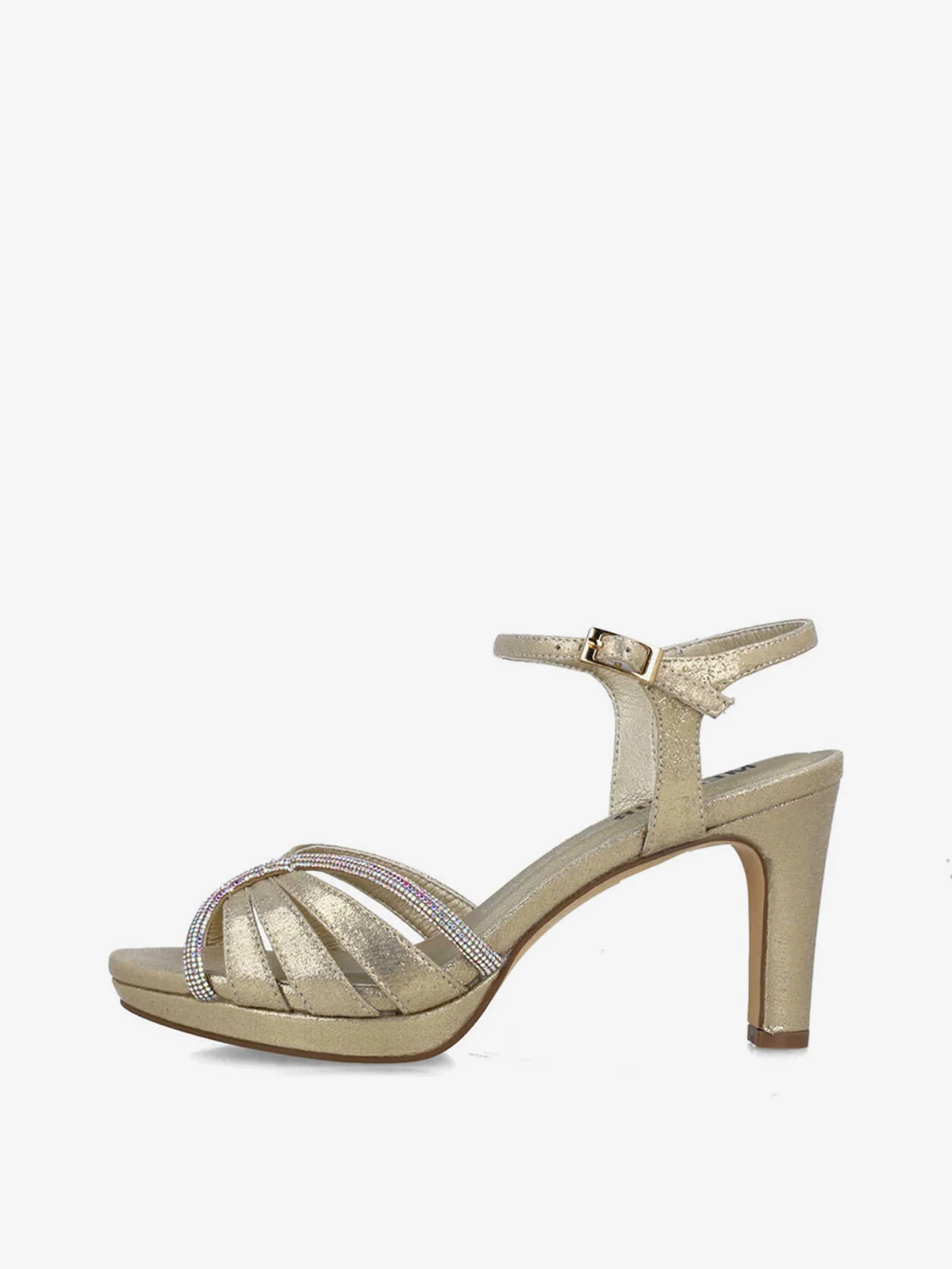 MENBUR Giày Cao Gót Zapato Sandalia Metalizada Detalle Strass
