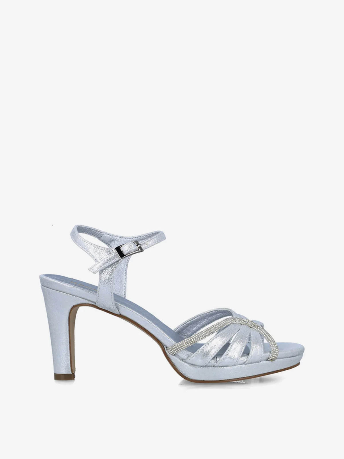 MENBUR Giày Cao Gót Zapato Sandalia Metalizada Detalle Strass