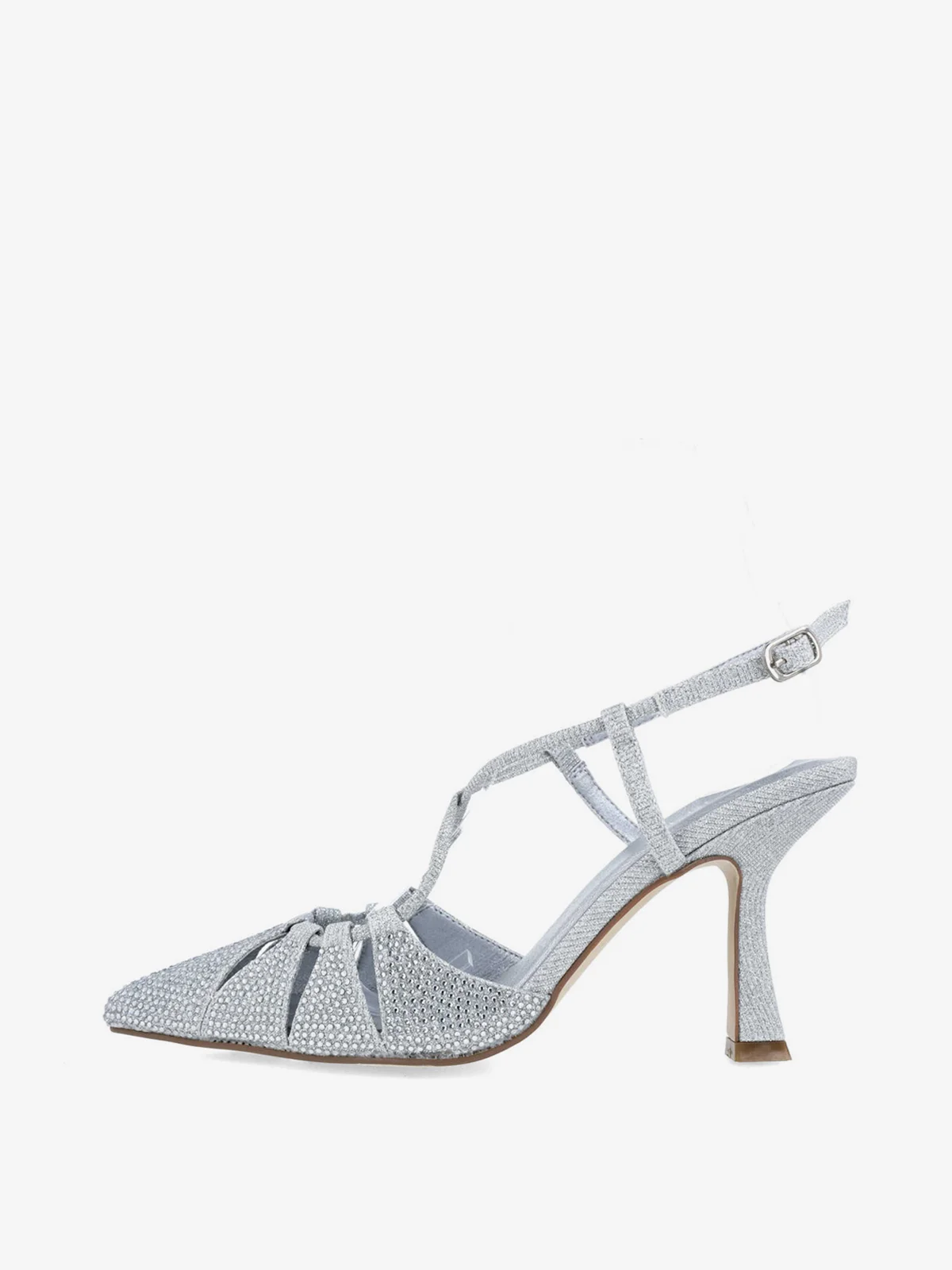 MENBUR Giày Cao Gót Zapato Salon Destalonado Glitter Detalle Strass