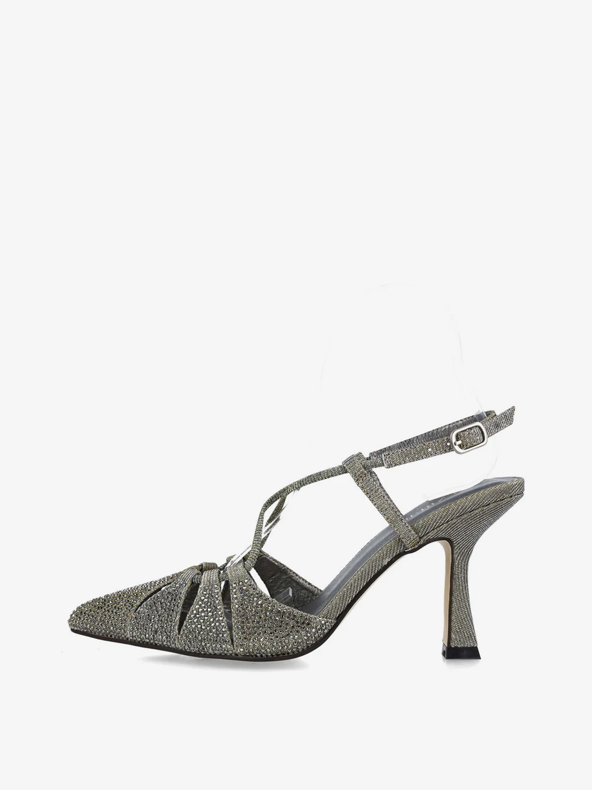 MENBUR Giày Cao Gót Zapato Salon Destalonado Glitter Detalle Strass