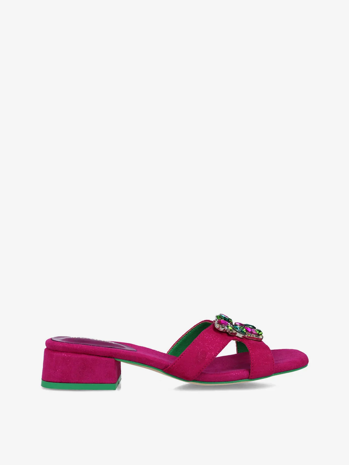 MENBUR Dép Cao Gót Zapato Pala Aplique Piedras