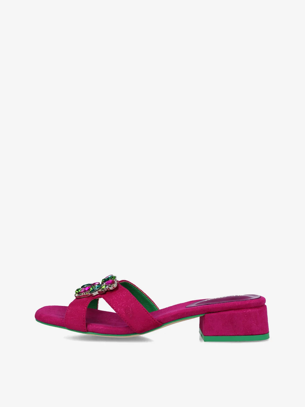 MENBUR Dép Cao Gót Zapato Pala Aplique Piedras