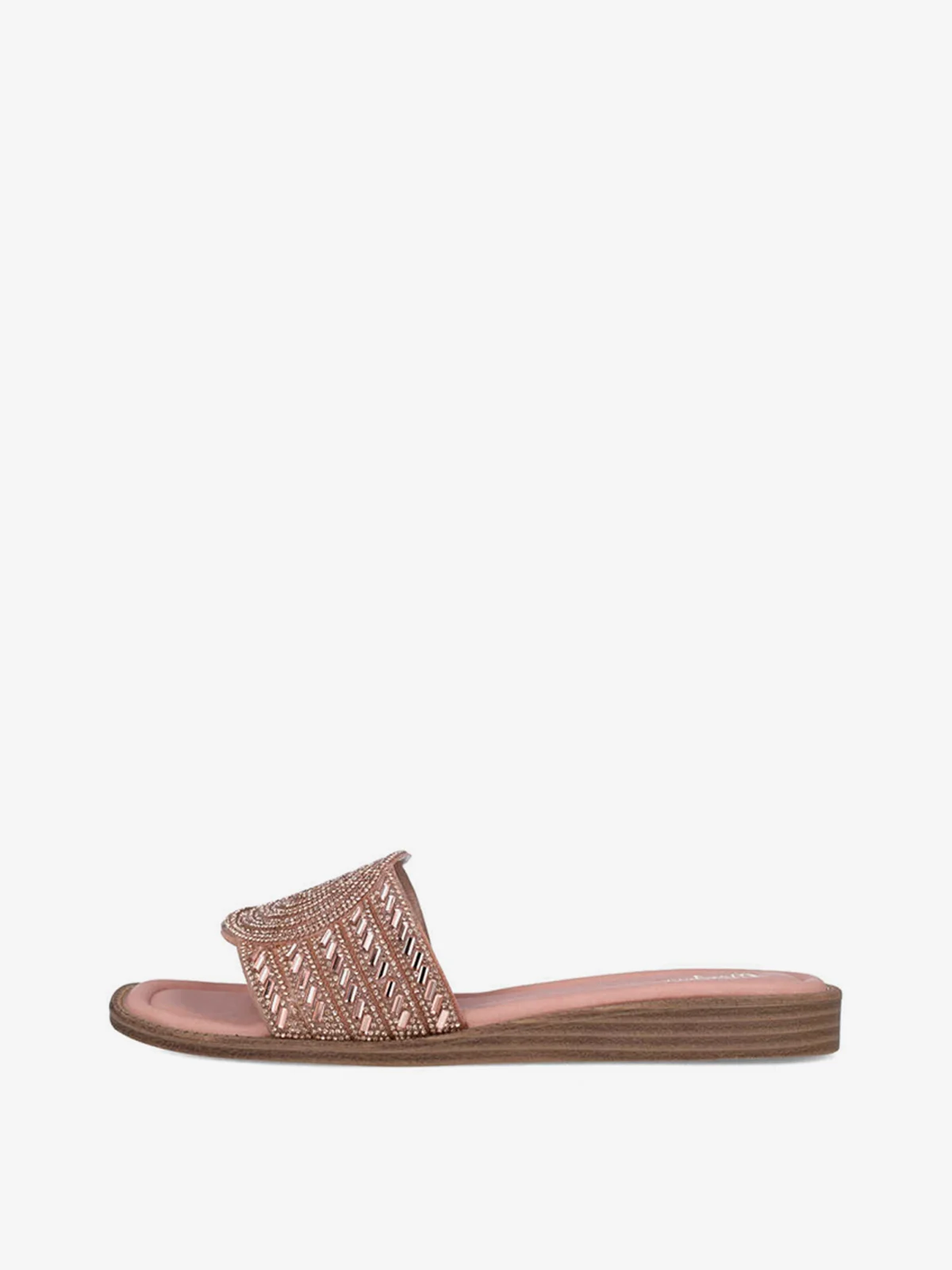 MENBUR Dép Đế Bằng Zapato Pala Detalle Strass