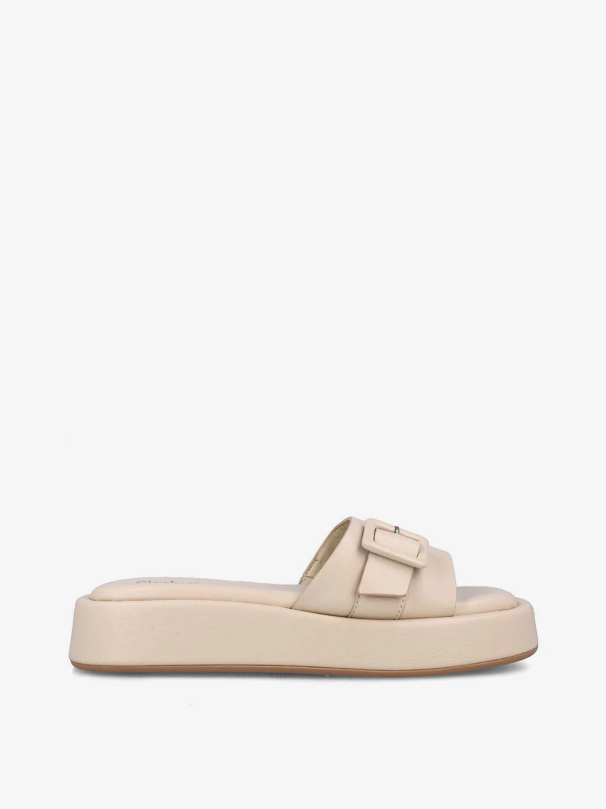 MENBUR Dép Đế Bằng Zapato Pala Plataforma Aplique Hebilla