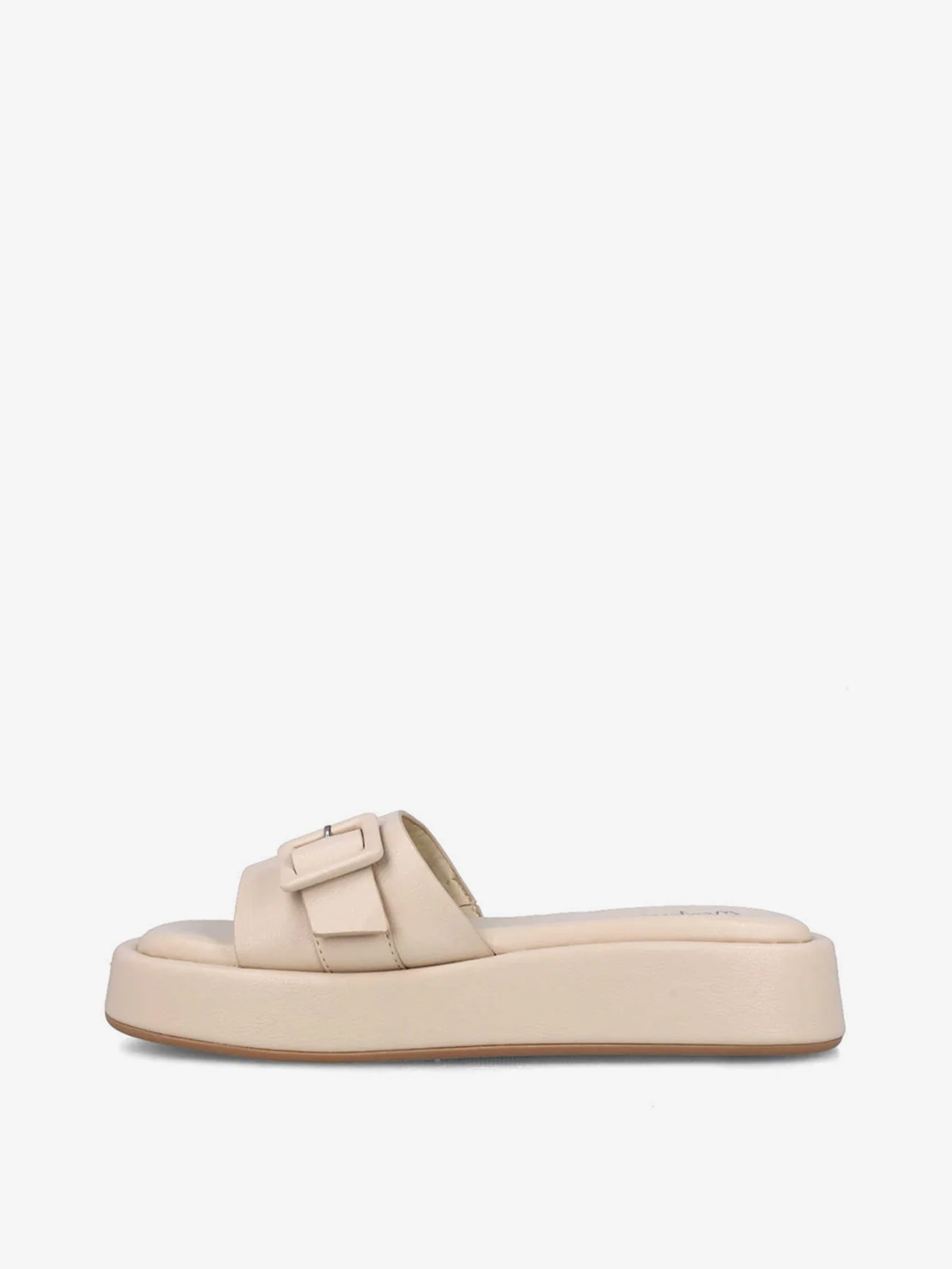 MENBUR Dép Đế Bằng Zapato Pala Plataforma Aplique Hebilla