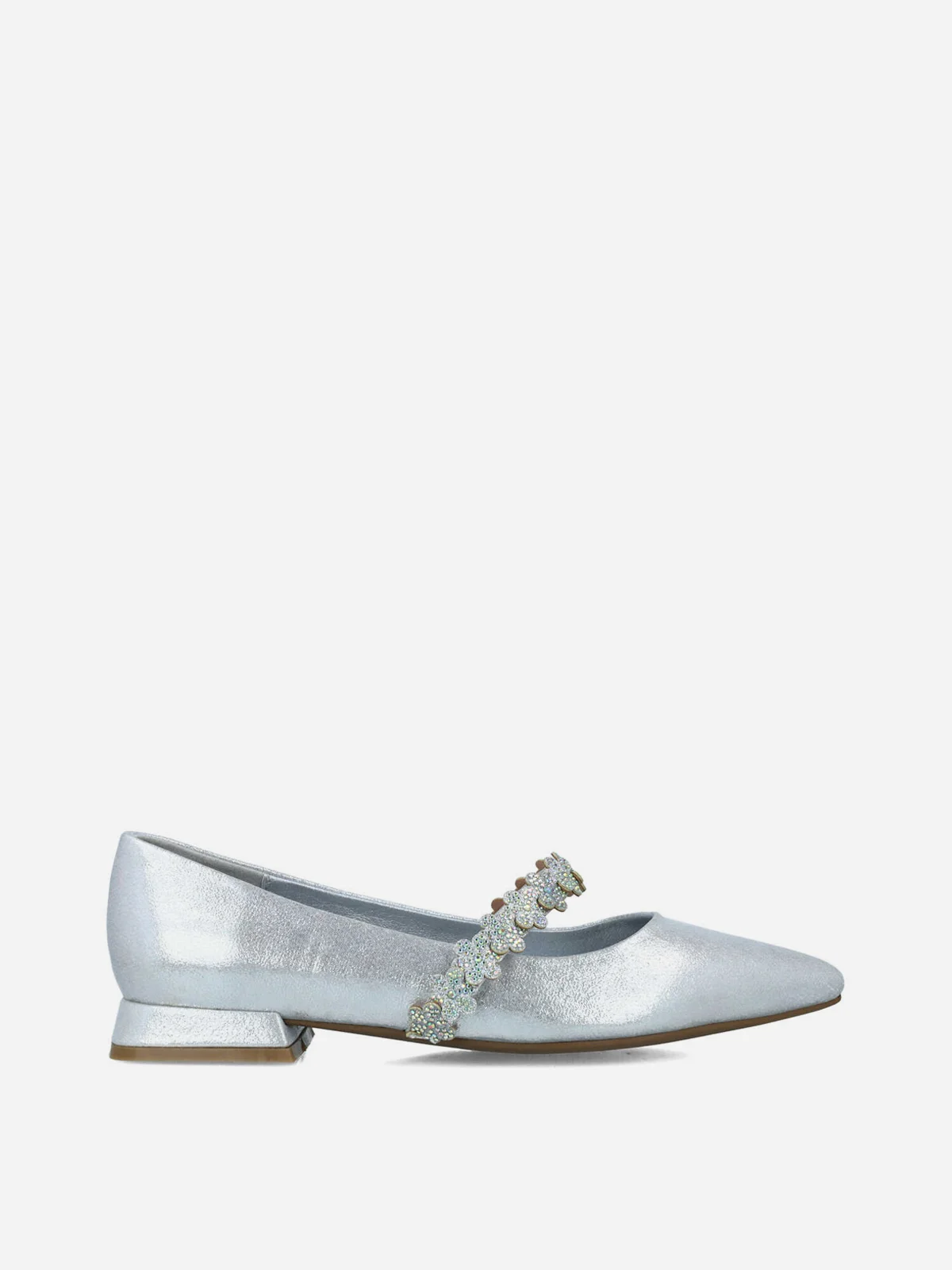 MENBUR Giày Đế Bằng Zapato Slippers Metalizado Det