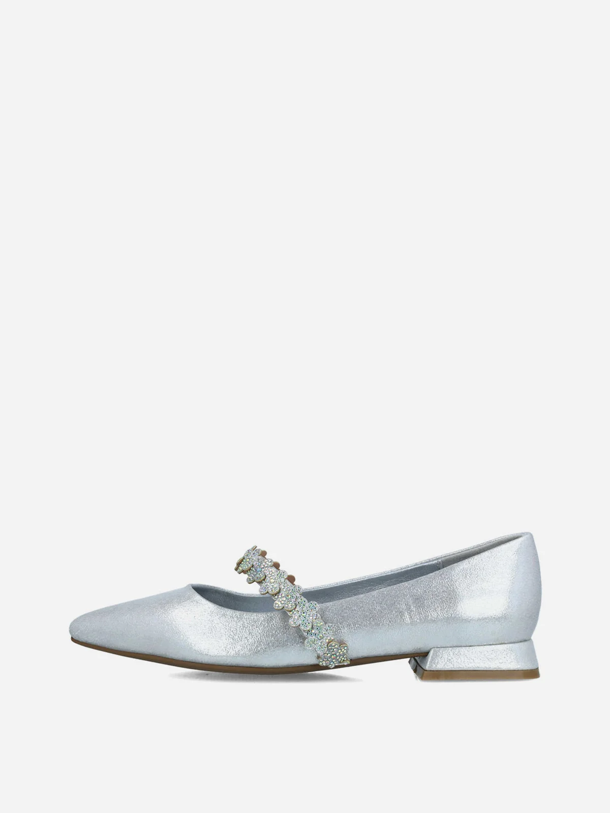 MENBUR Giày Đế Bằng Zapato Slippers Metalizado Det