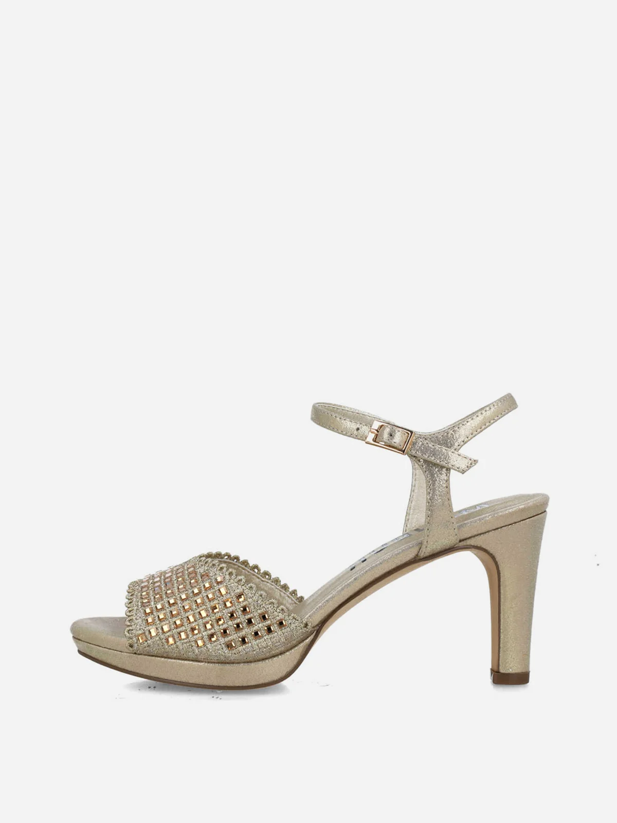 MENBUR Giày Cao Gót Zapato Sandalia Metalizado Det