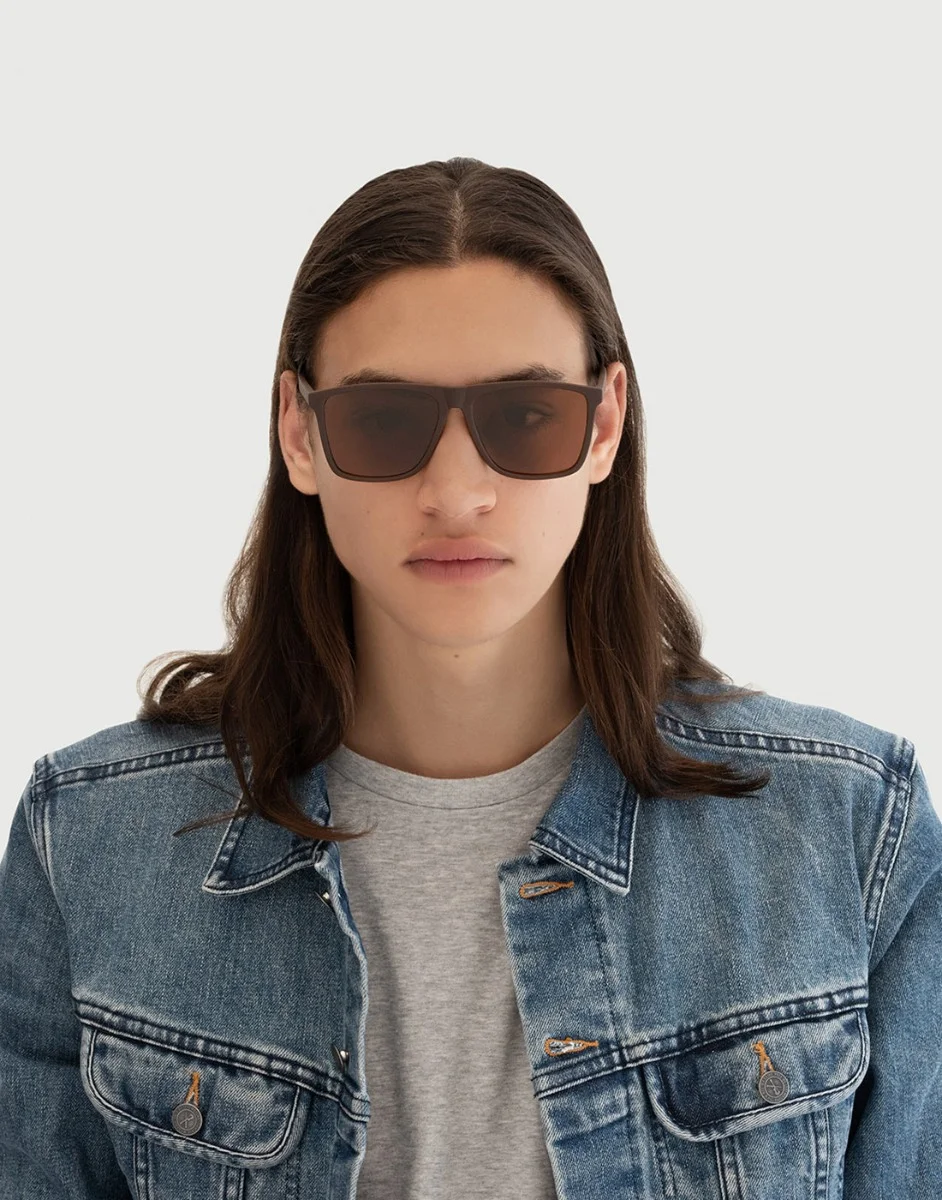 SUNNIES STUDIOS Kính Mát Gọng Vuông Griffin Brunette