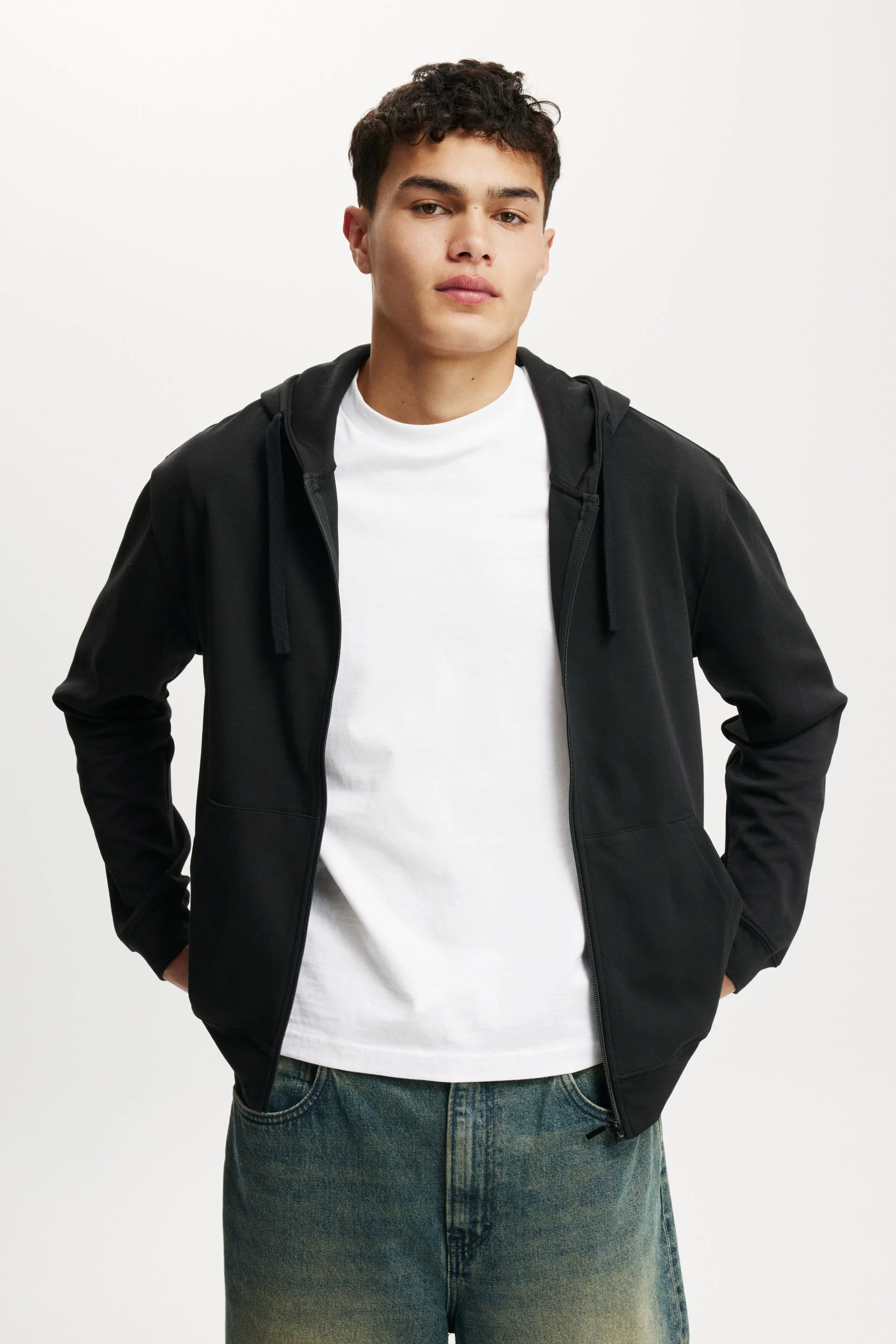 COTTON:ON Áo Khoác Dài Tay Nam-Hyperweave Zip Up Hoodie