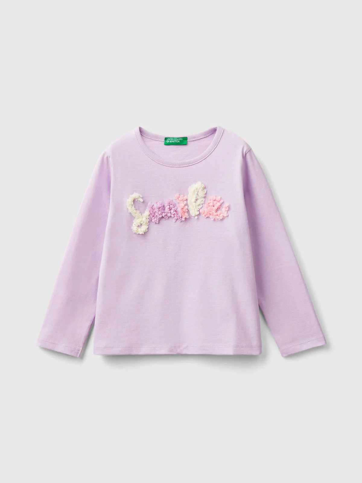 UNITED COLORS OF BENETTON Áo Thun Dài Tay Bé Gái Kid Girl T-Shirt