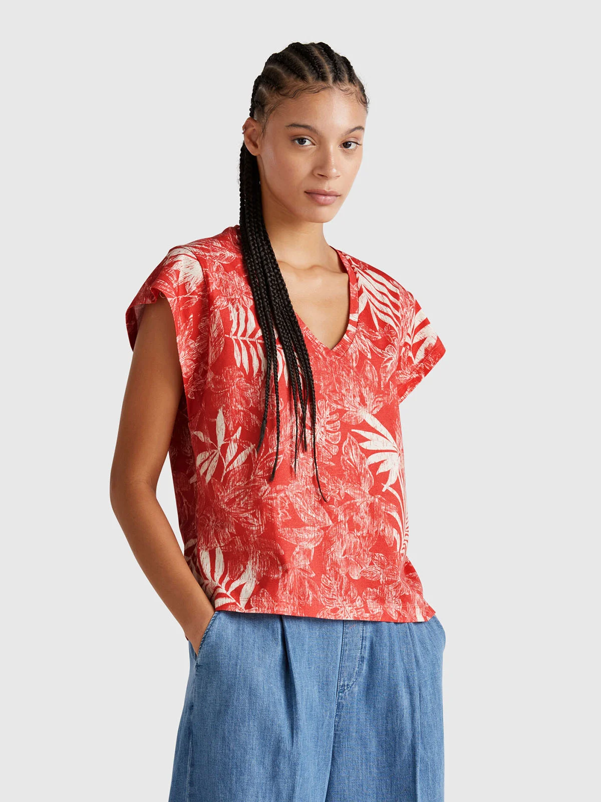 UNITED COLORS OF BENETTON Áo Thun Ngắn Tay Nữ