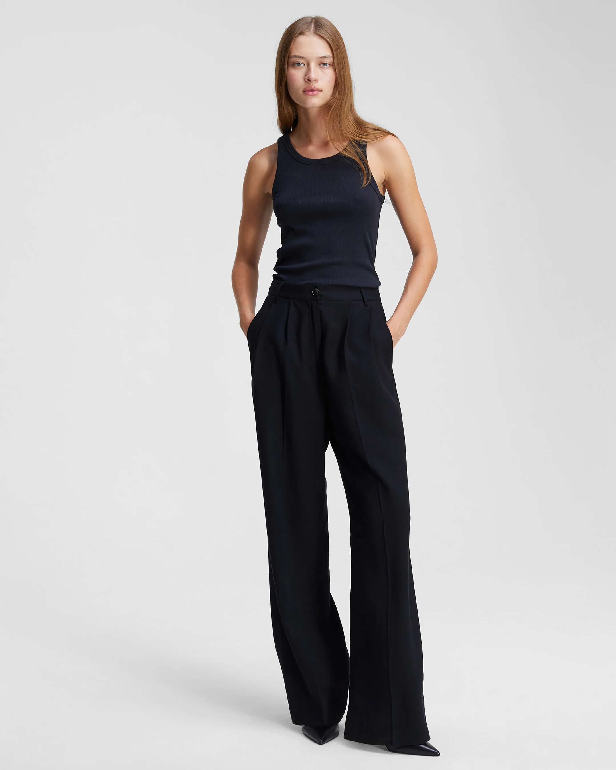 CK JEANS Áo Ba Lỗ Nữ Fitted Fit
