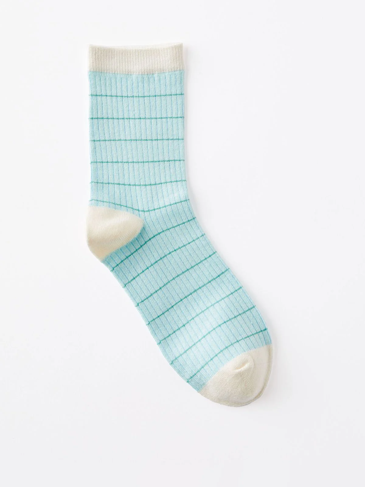 COTTON:ON RUBI Vớ Dài-Grid Pattern Crew Sock