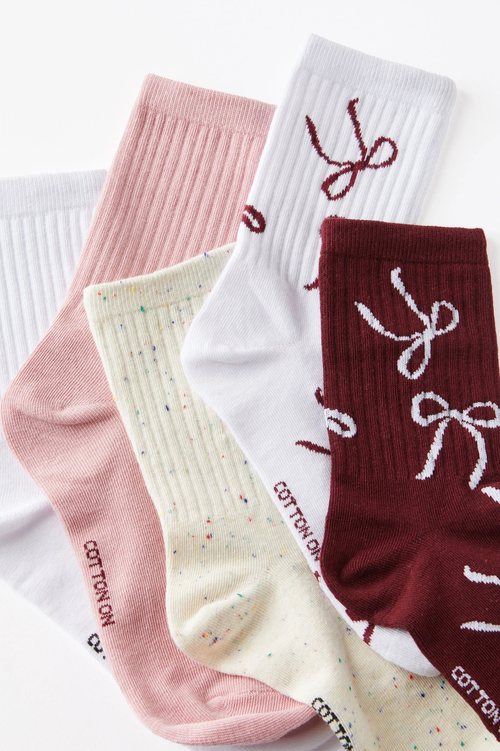 COTTON:ON RUBI Bộ 5 Đôi Vớ Dài-5Pk Crew Sock