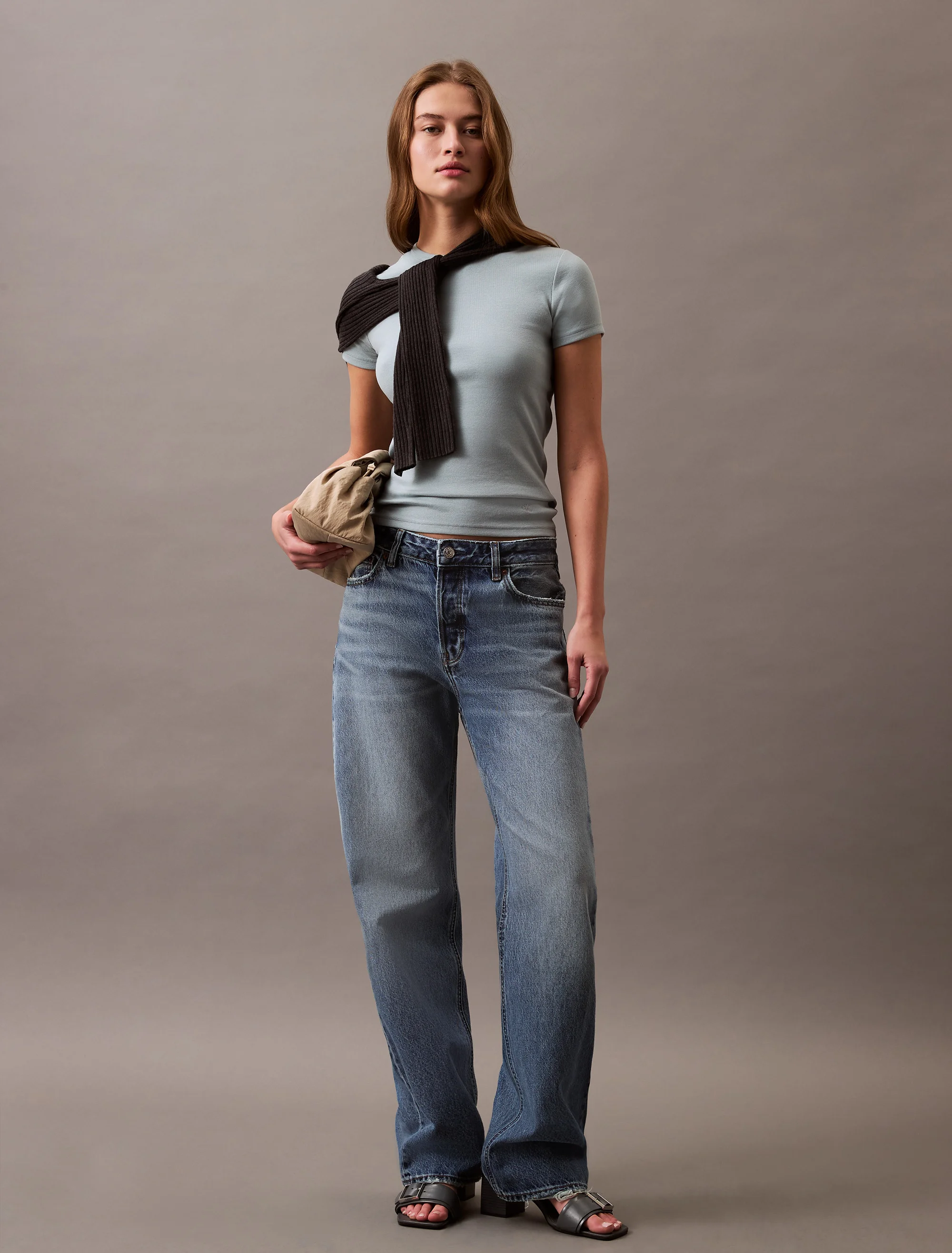 CK JEANS Áo Thun Nữ Boxy Fit