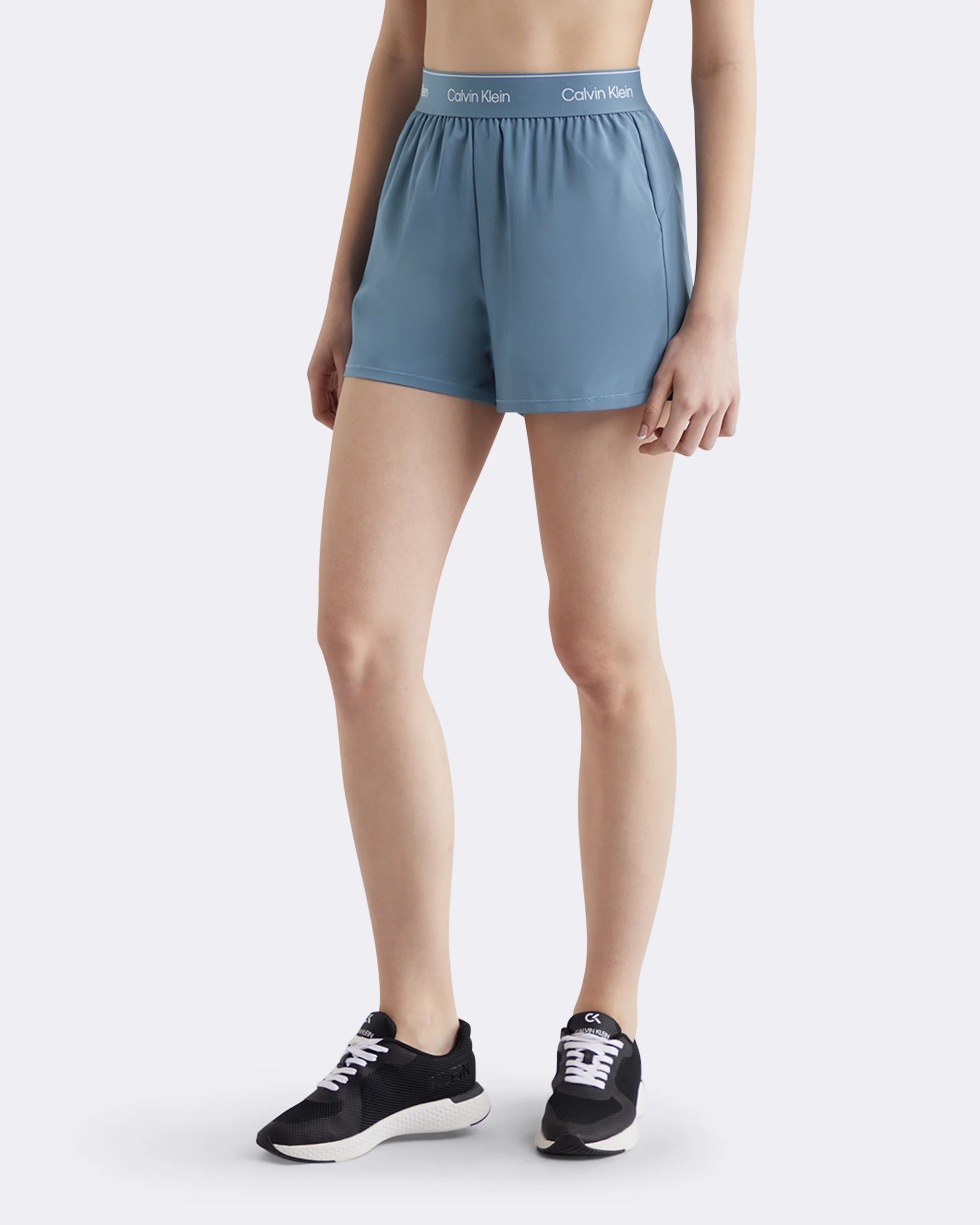 CK SPORT Quần Ngắn Thể Thao Nữ High Rise Fit