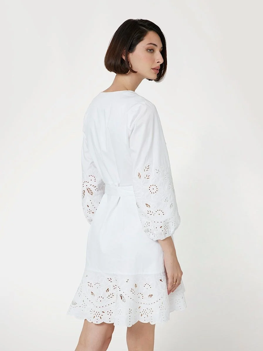 GUESS MARCIANO Đầm Nữ - Kennedy Eyelet Dress