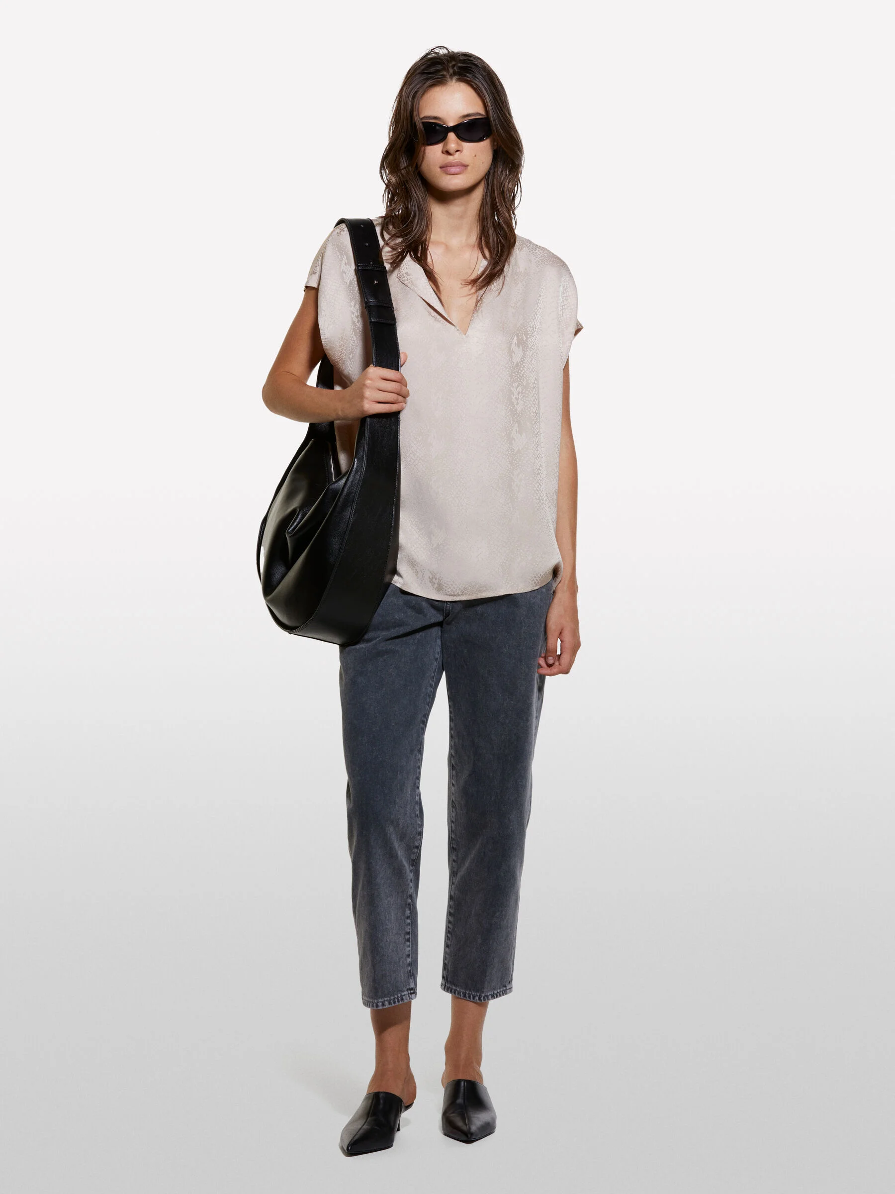 SISLEY Áo Kiểu Nữ Women Blouse