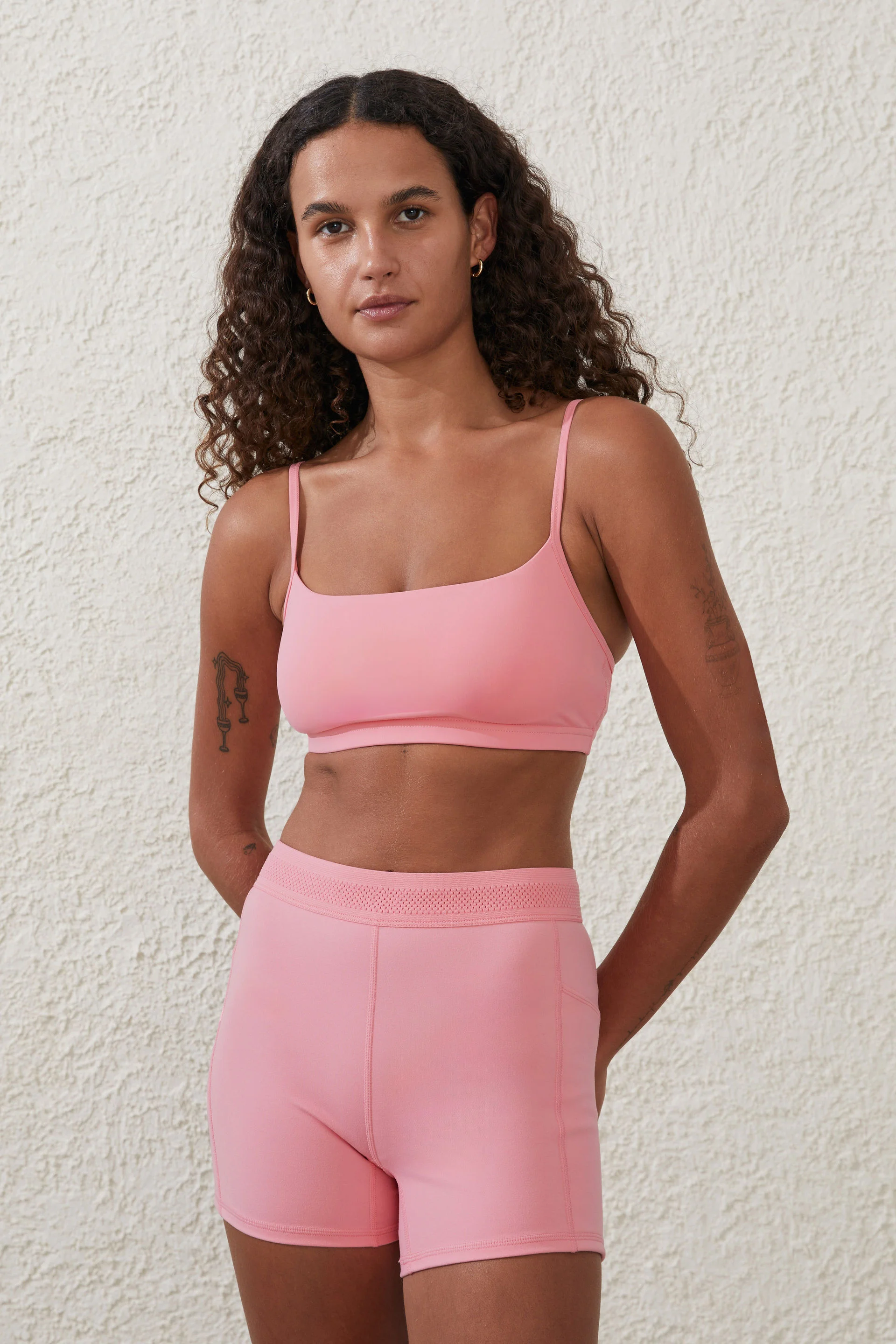 COTTON:ON BODY Áo Bra Thể Thao Nữ-Workout Crop