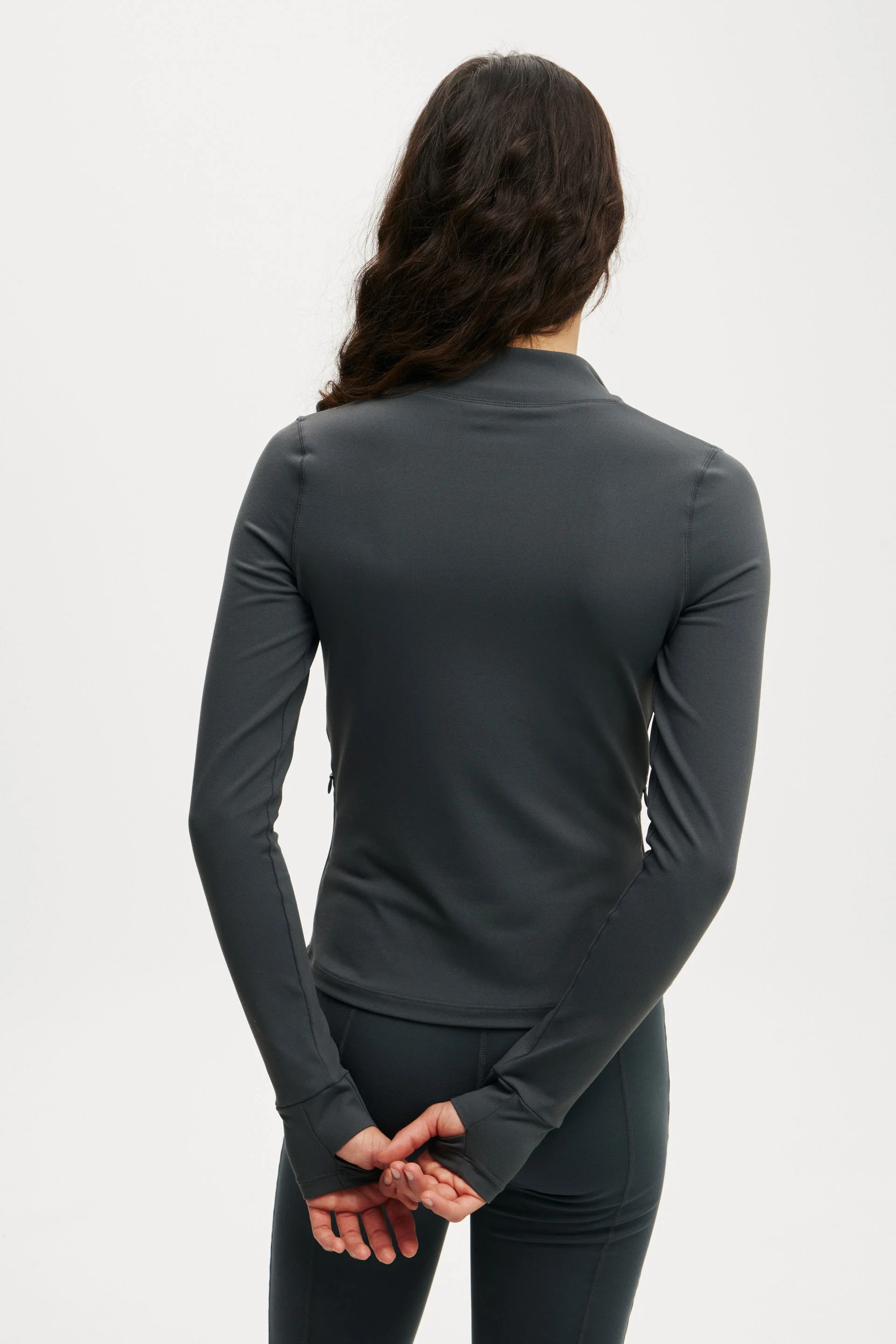 COTTON:ON BODY Áo Khoác Dài Tay Nữ-Active Core Zip Through Long Sleeve