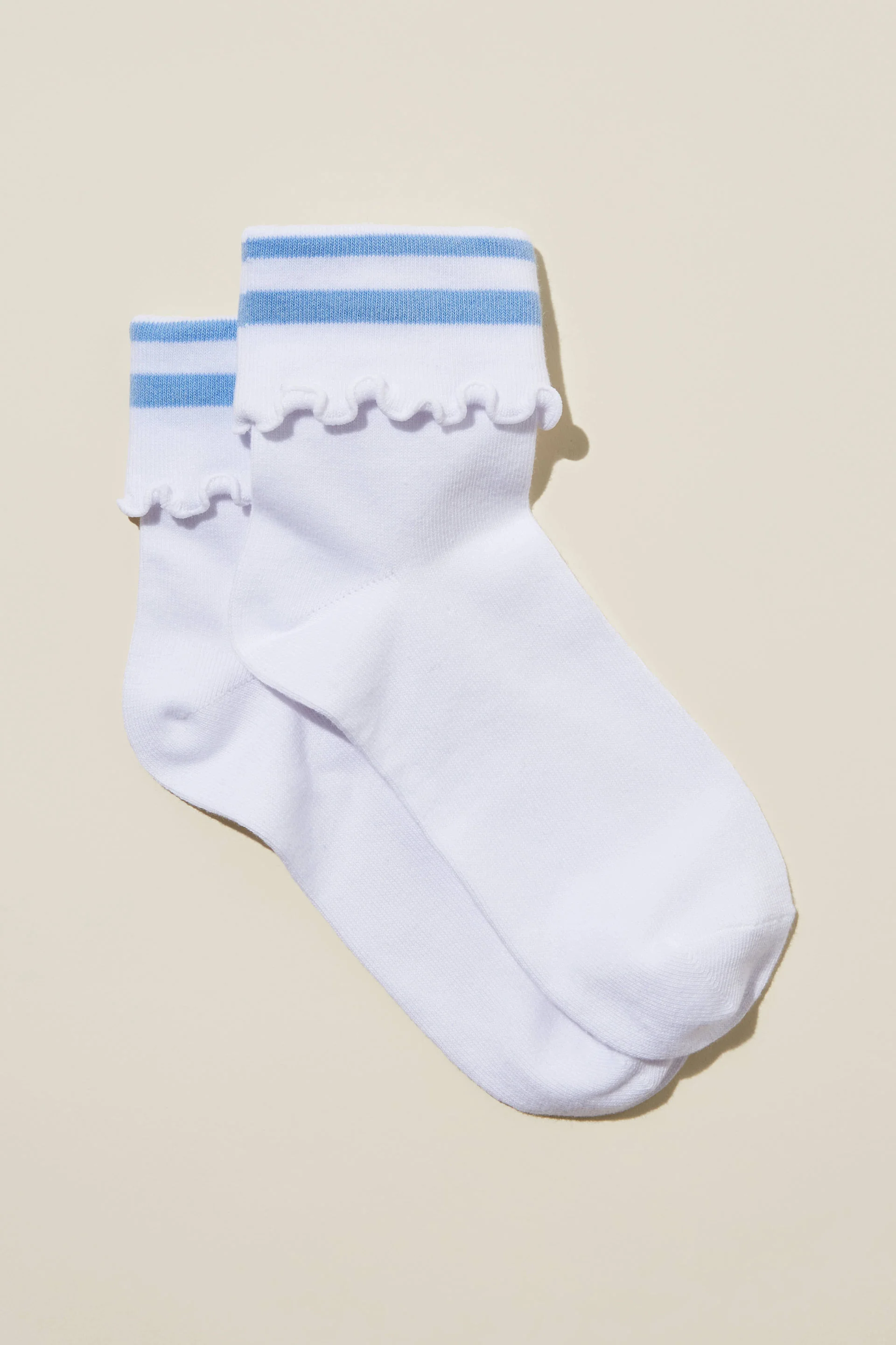 COTTON:ON BODY Vớ Ngắn-Active Folded Frill Sock