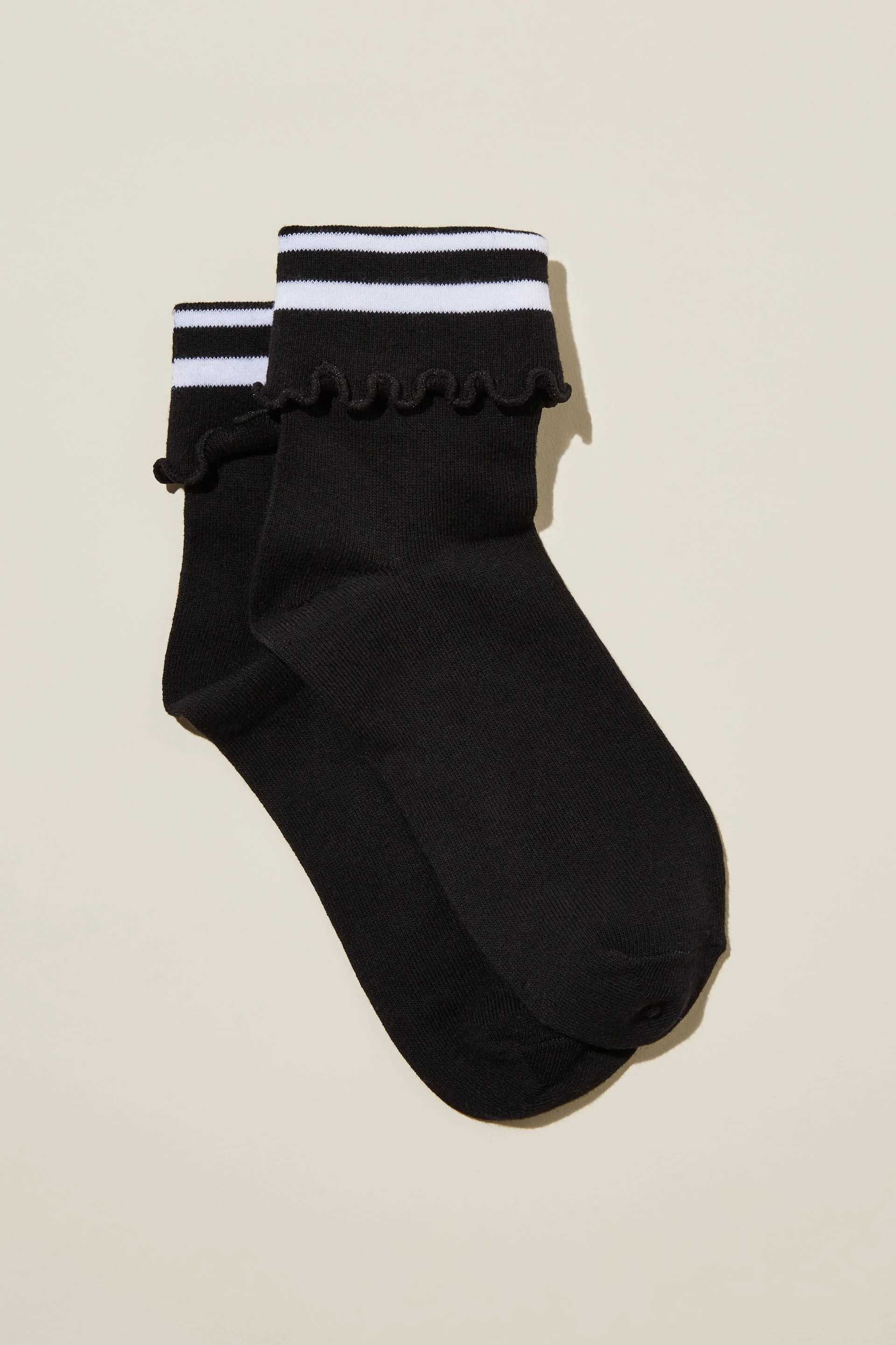 COTTON:ON BODY Vớ Ngắn-Active Folded Frill Sock