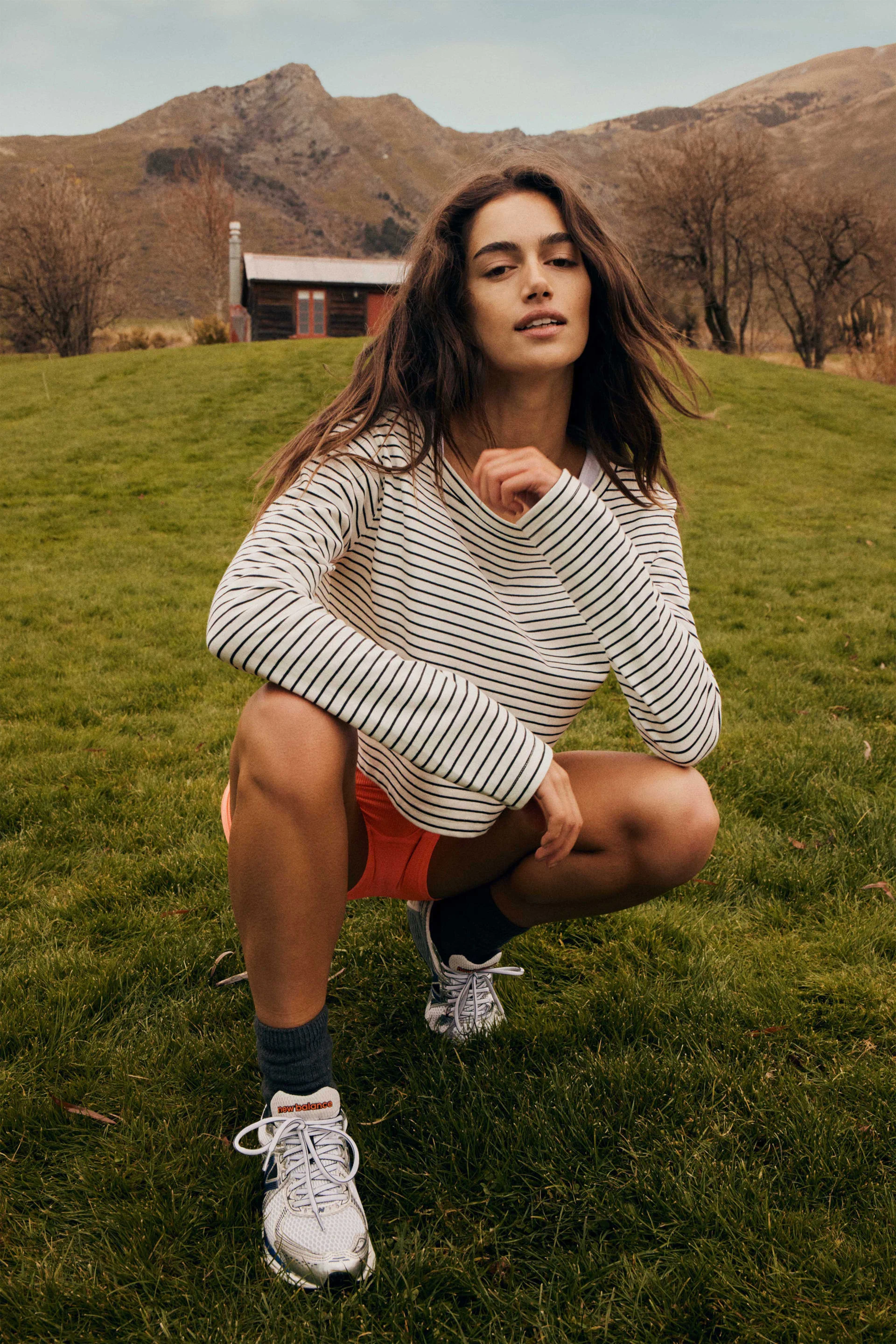 COTTON:ON BODY Áo Thun Dài Tay Nữ-Active Stripe Longsleeve