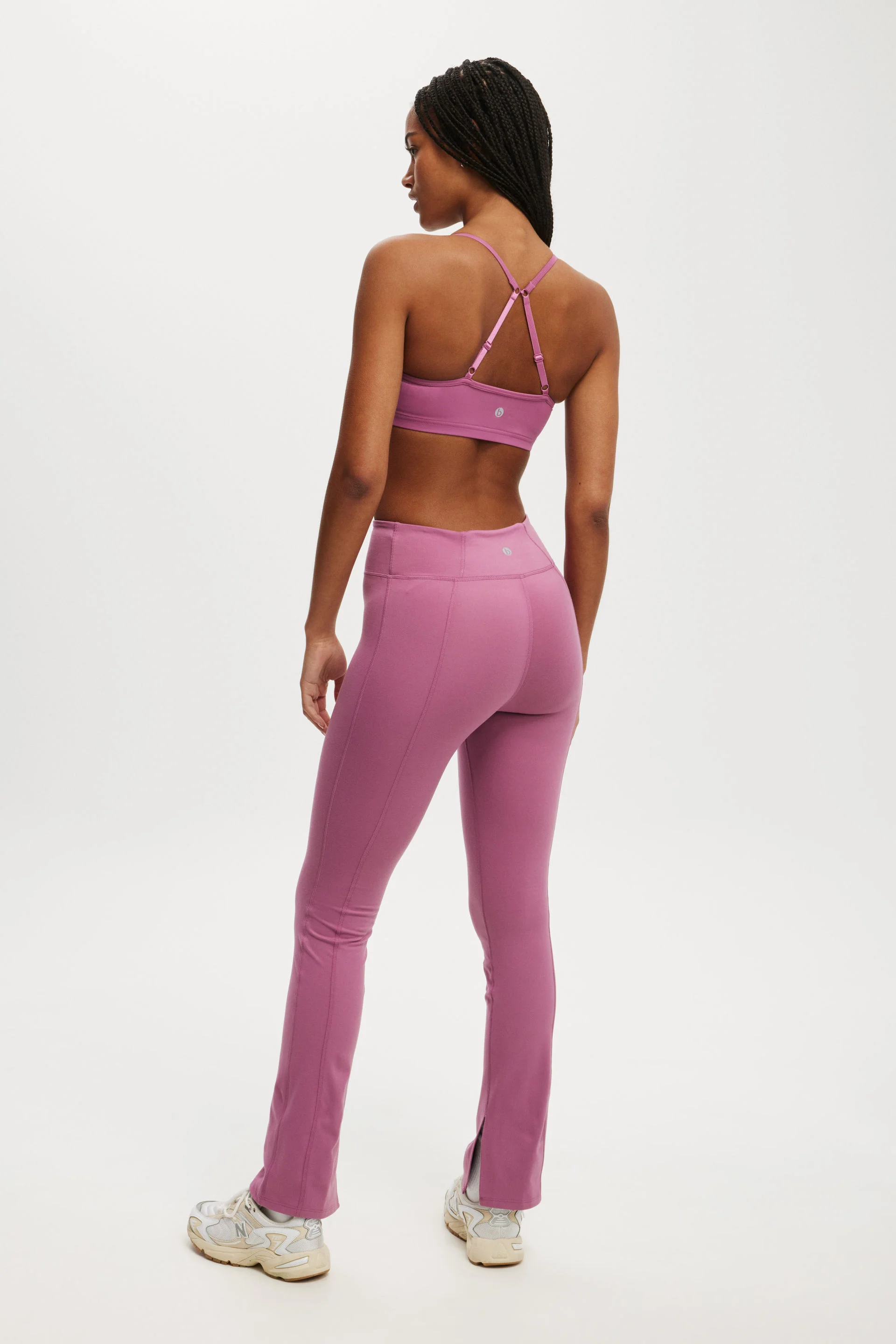 COTTON:ON BODY Quần Thun Bó Thể Thao Nữ-Ultra Soft Split Straight Leg- Asia Fit