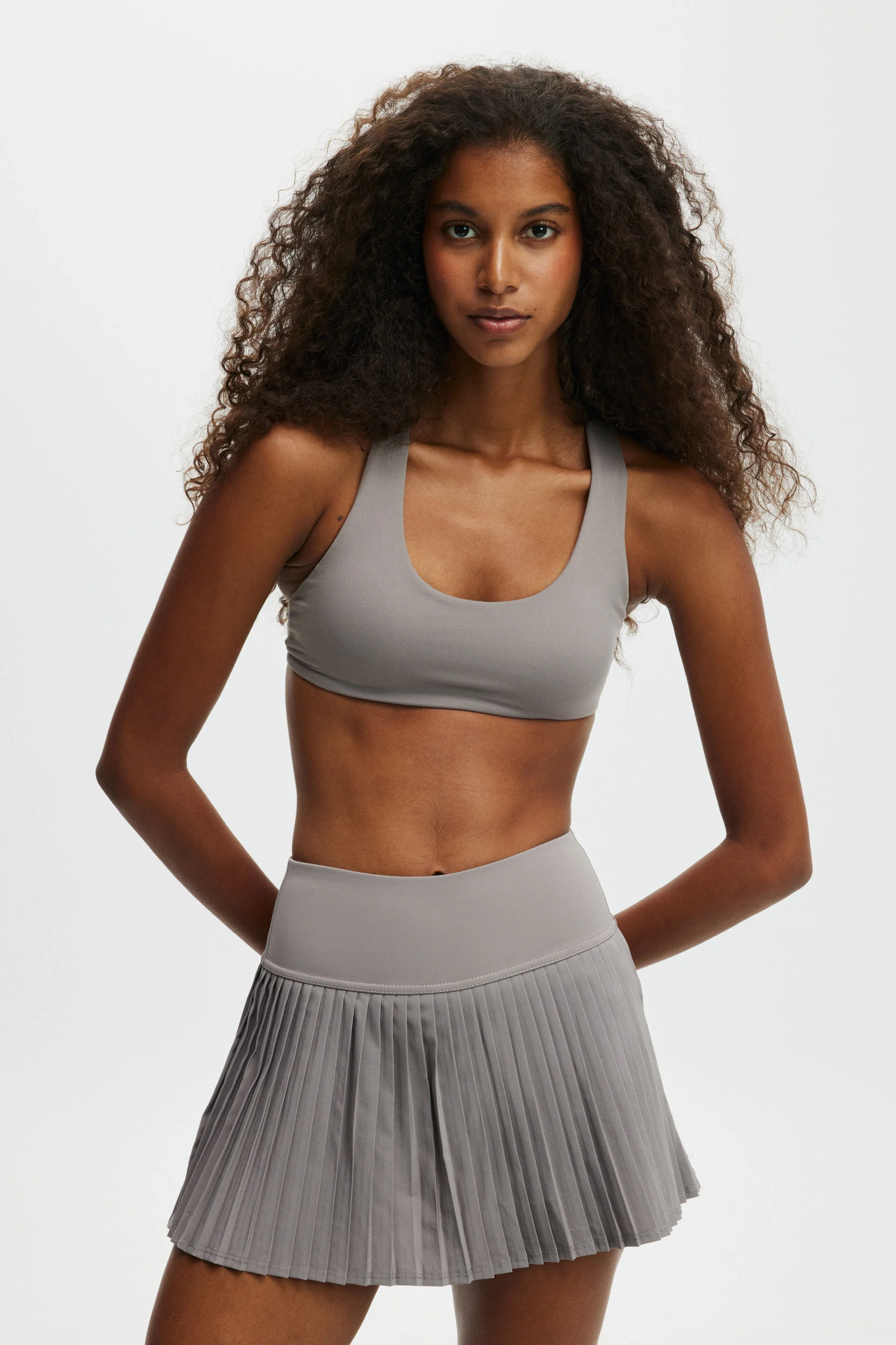 COTTON:ON BODY Áo Bra Thể Thao Nữ-Ultra Soft Plunge Strappy Crop